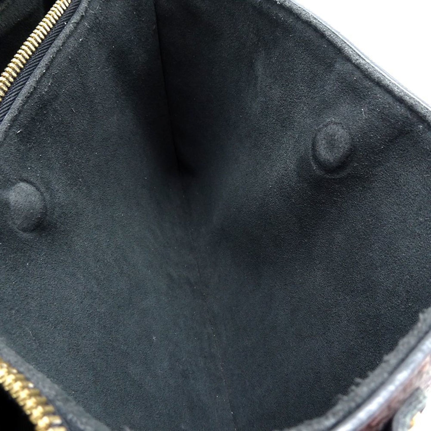 Louis Vuitton Brown Noir Canvas Handbag Shoulder Bag