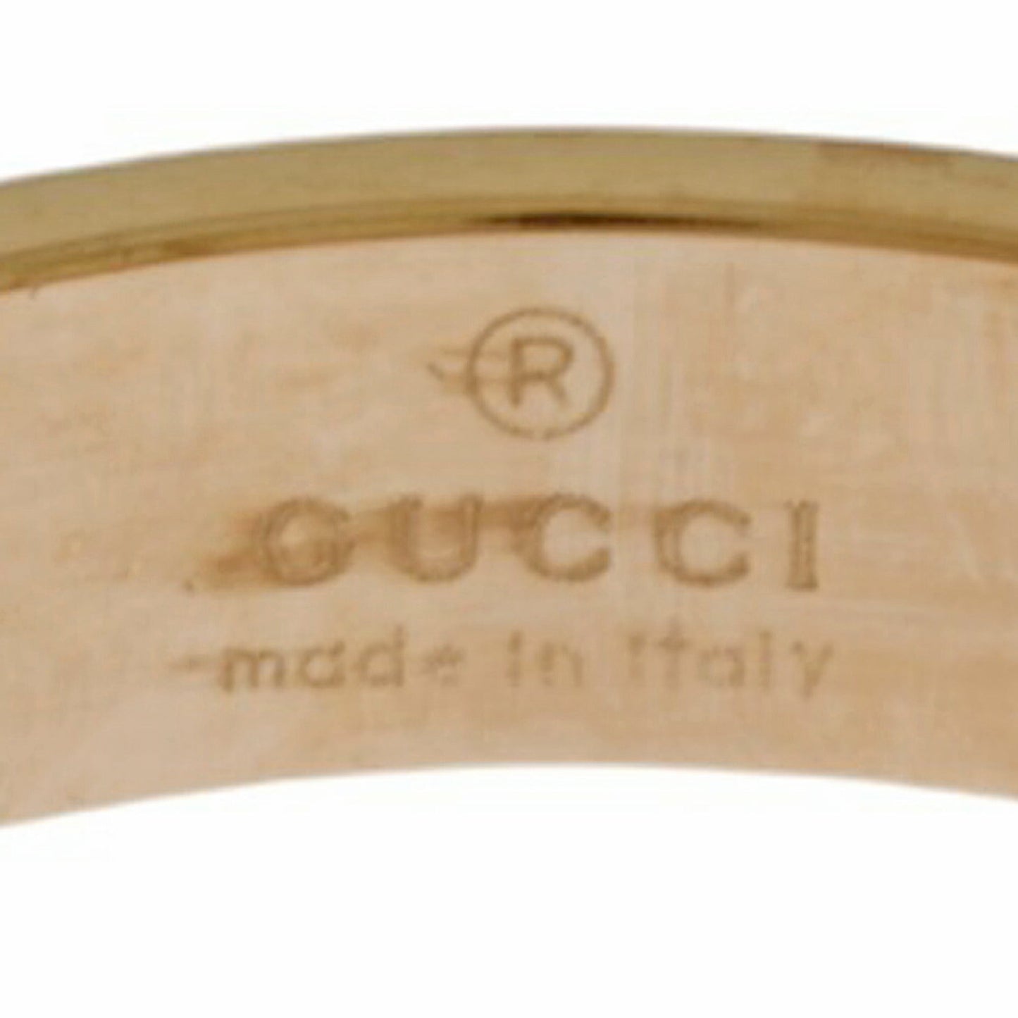 Gucci Icon Gold Pink Gold Pink Gold (18K) Band Ring