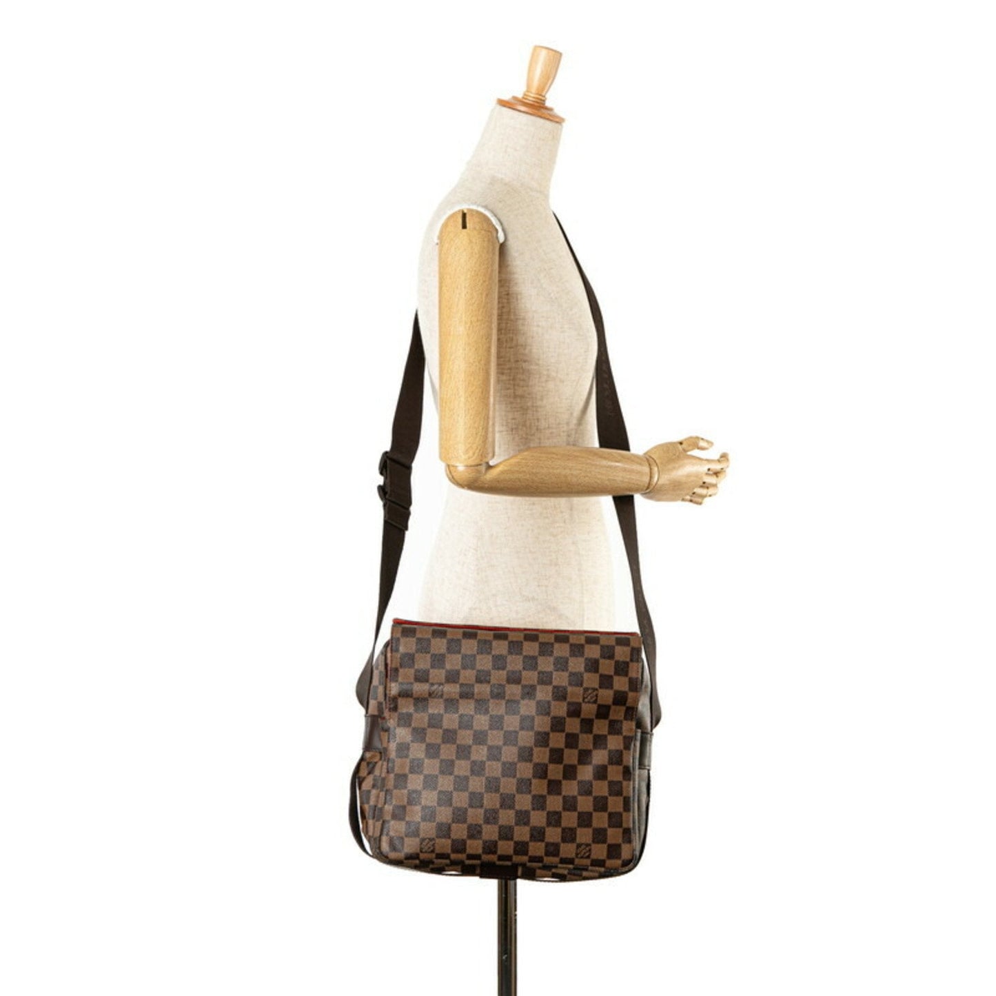 Louis Vuitton Brown Pvc Leather Shoulder Bag