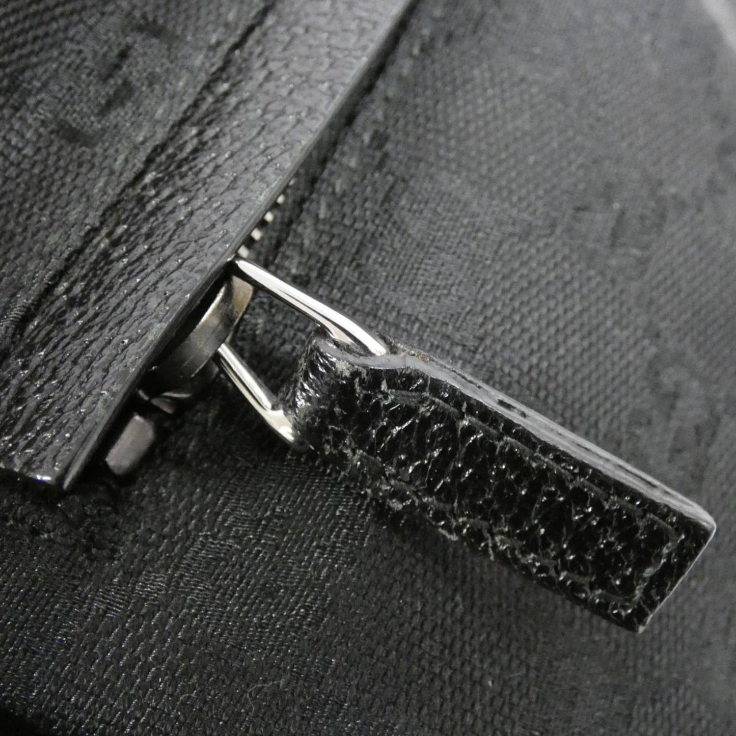 Gucci Black Gg Canvas Fanny Pack