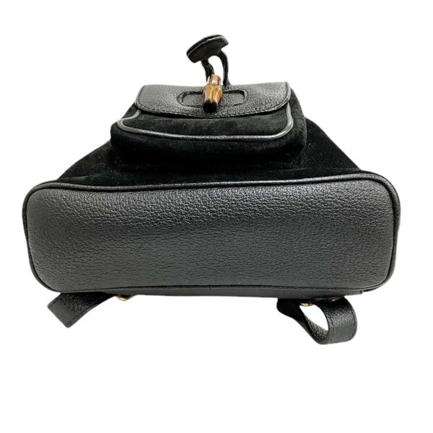 Gucci Black Suede Leather Backpack