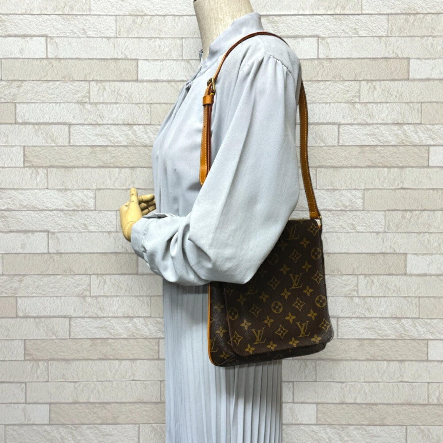 Louis Vuitton Brown Monogram Shoulder Bag