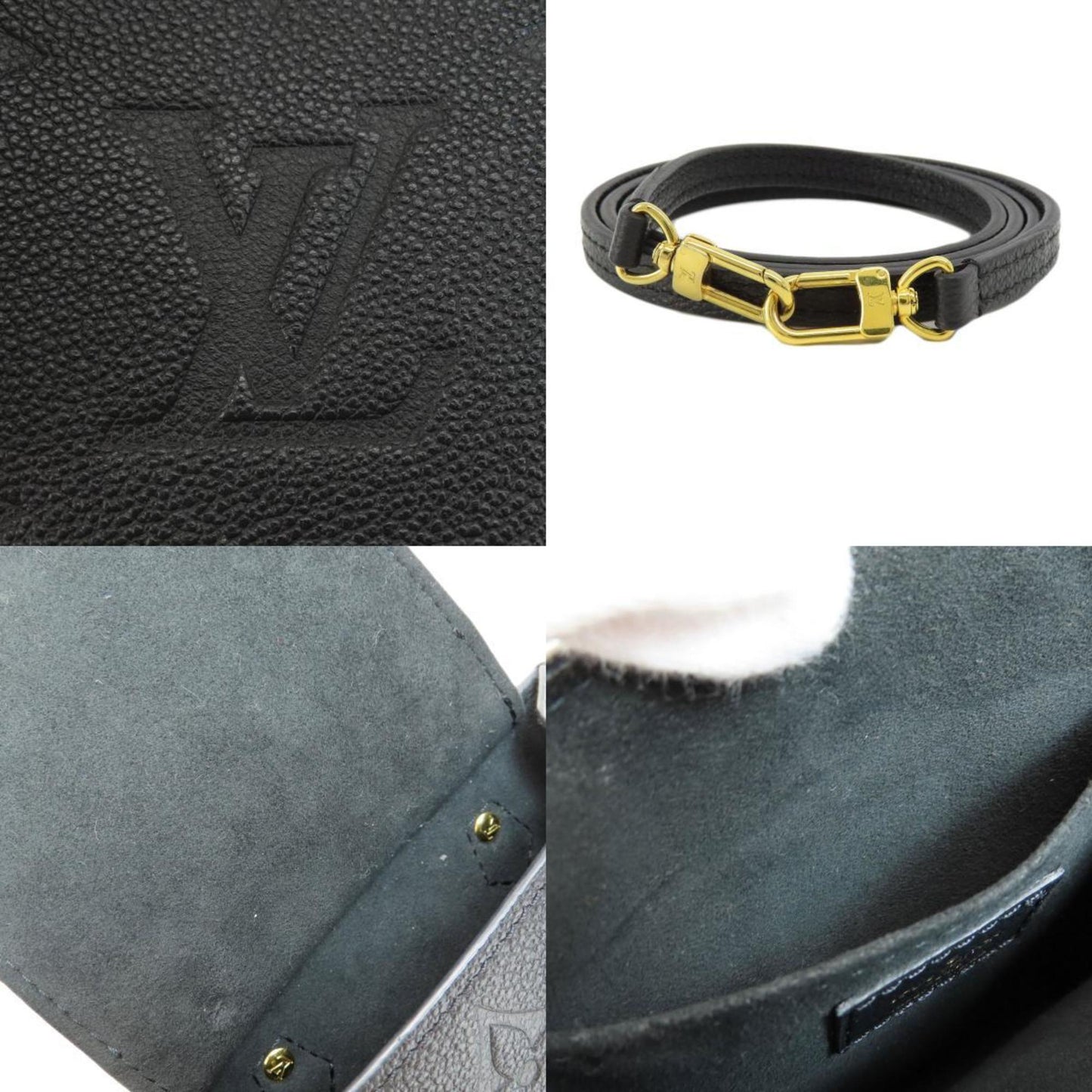 Louis Vuitton Monogram Empreinte Black Monogram Empreinte Shoulder Bag