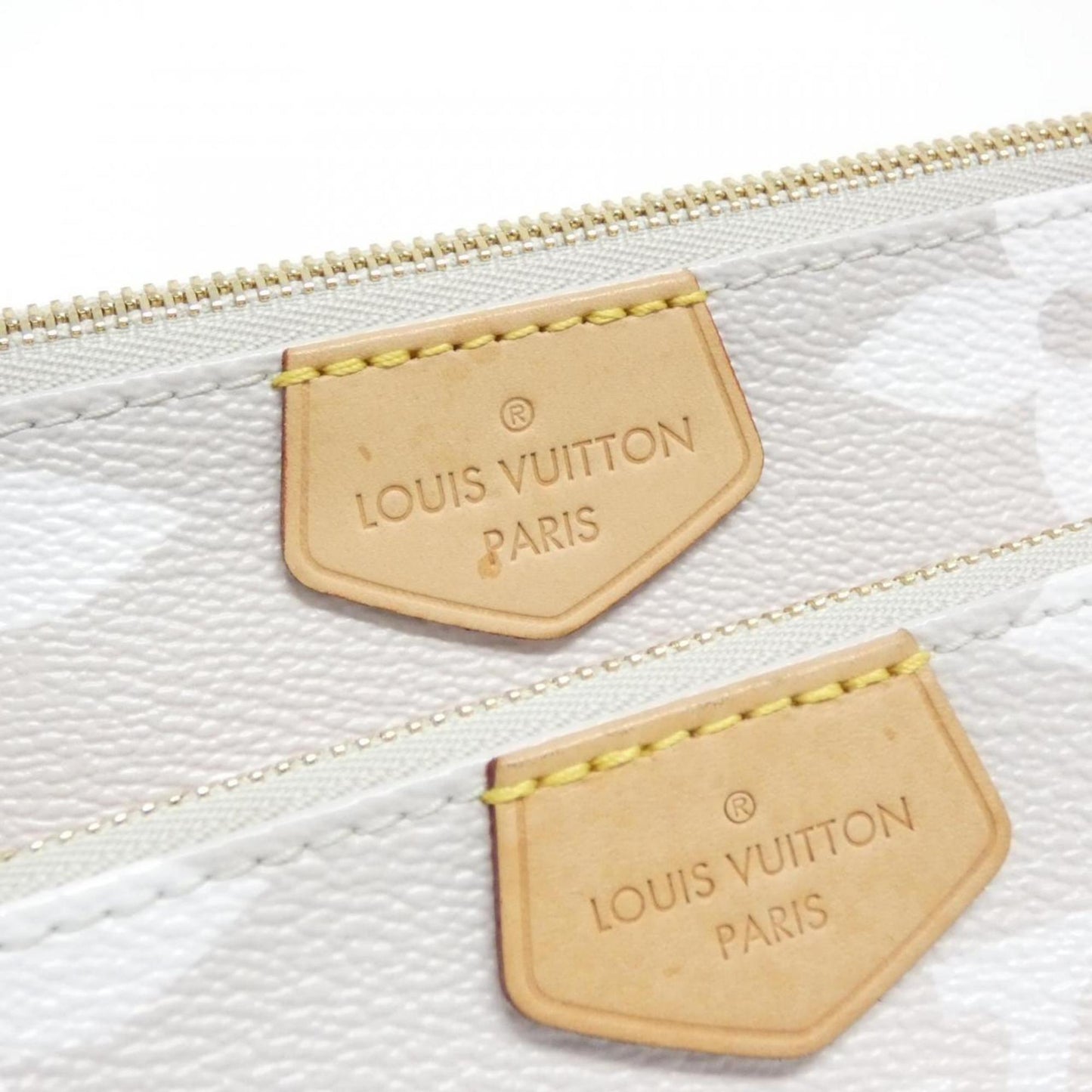 Louis Vuitton Gold Coated Canvas Pochette Shoulder Bag