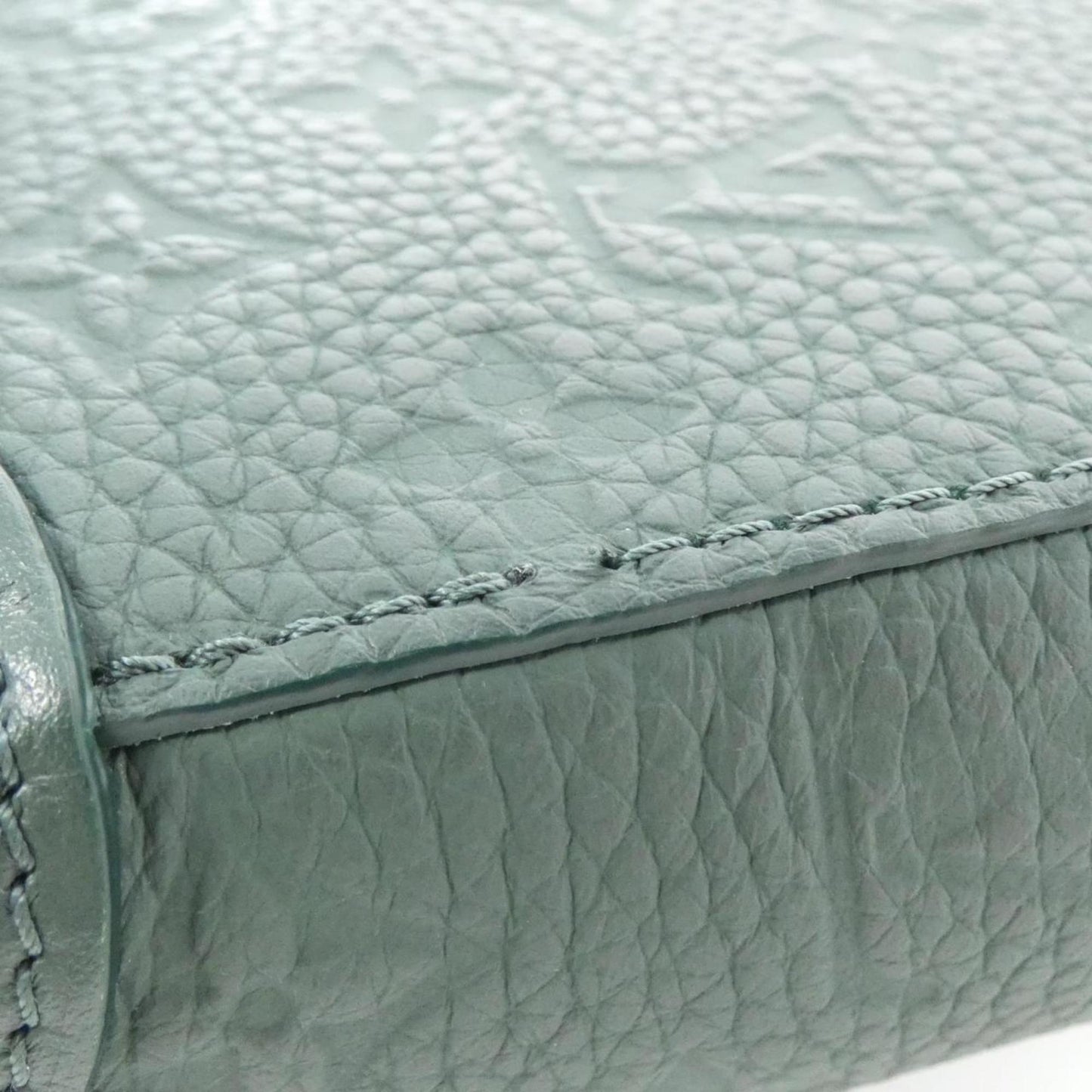 Louis Vuitton Vert Fonce Leather Backpack