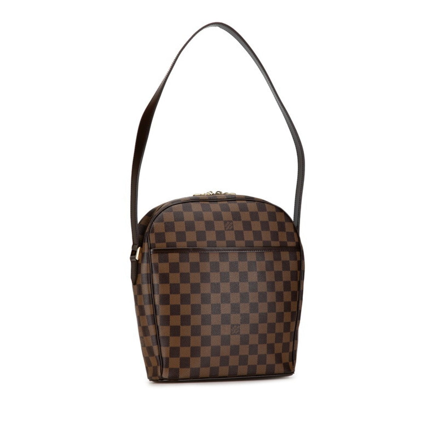 Louis Vuitton Brown Pvc Leather Pochette Pouch Shoulder Bag