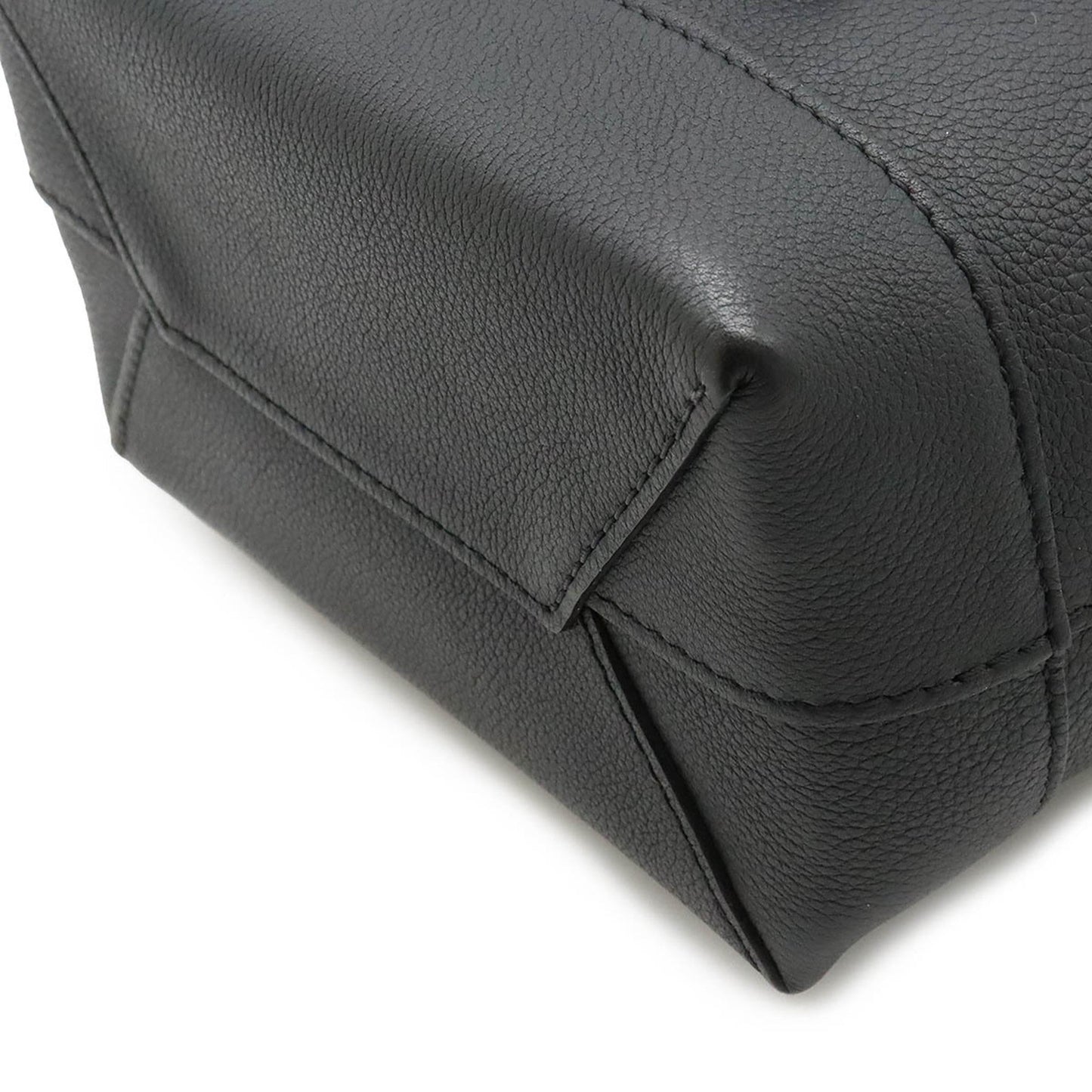 Louis Vuitton Noir Leather Backpack Handbag Shoulder Bag