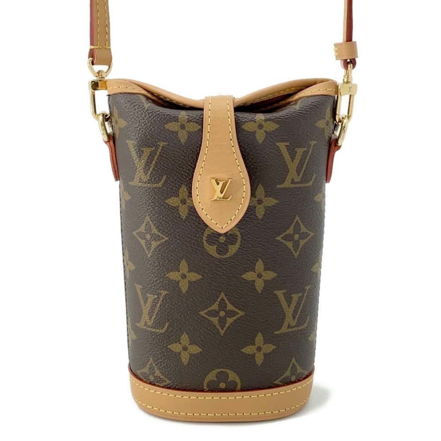 Louis Vuitton Brown Monogram Pouch Shoulder Bag ()