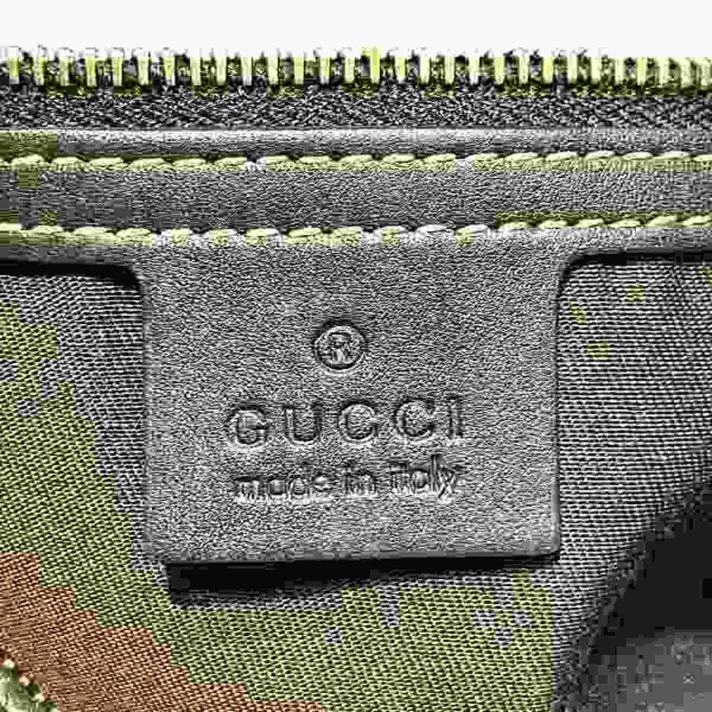 Gucci Brown Pvc Leather Shoulder Bag