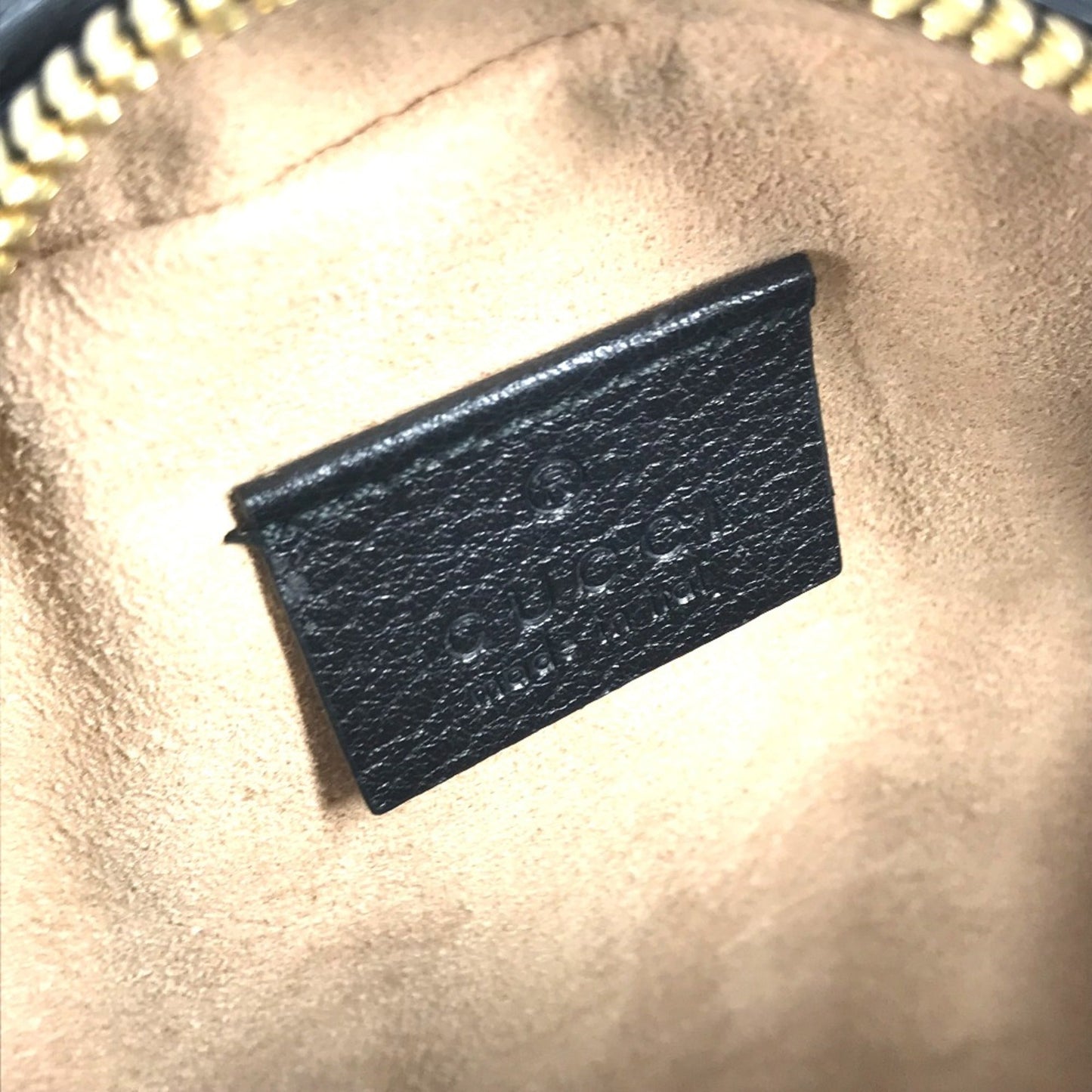 Gucci Black Leather Shoulder Bag