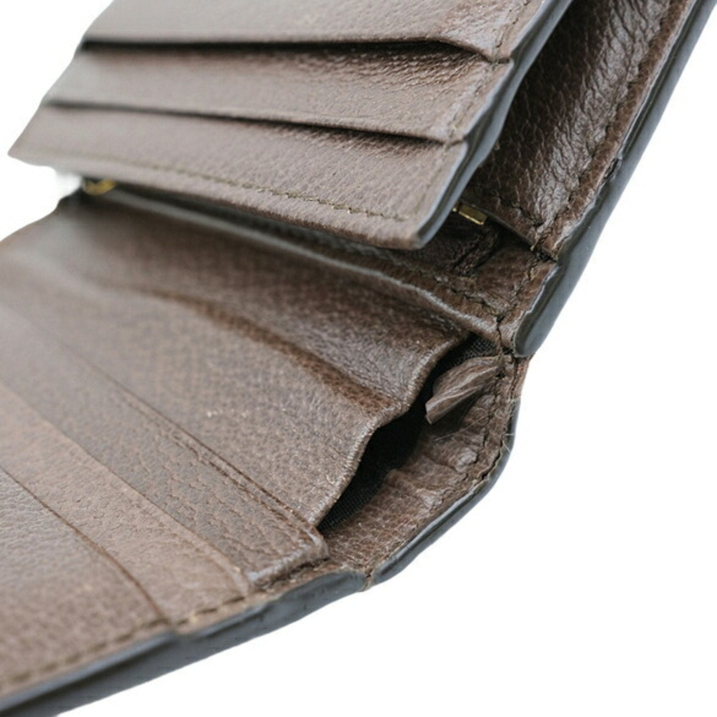 Gucci Beige Brown Multi-Color Gg Supreme Wallet (Bi-Fold)