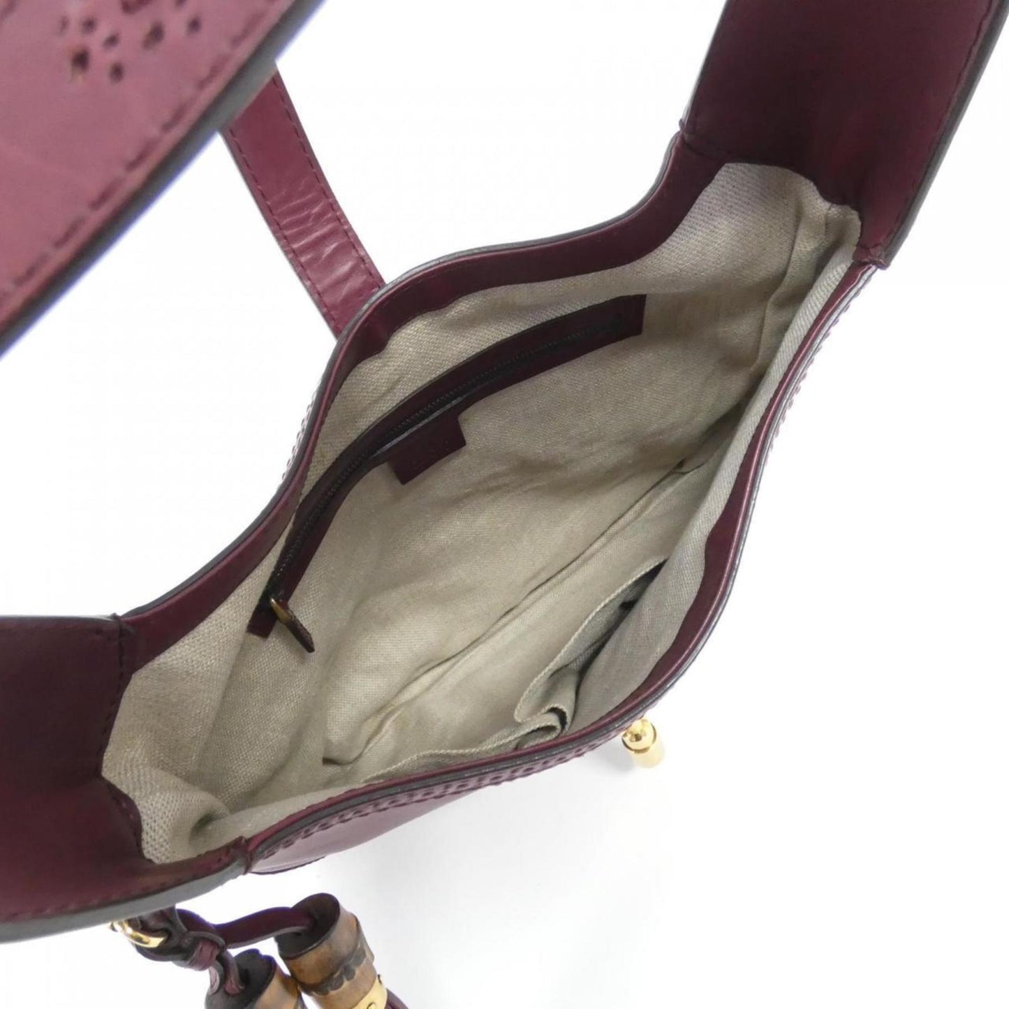 Gucci Bordeaux Leather Shoulder Bag