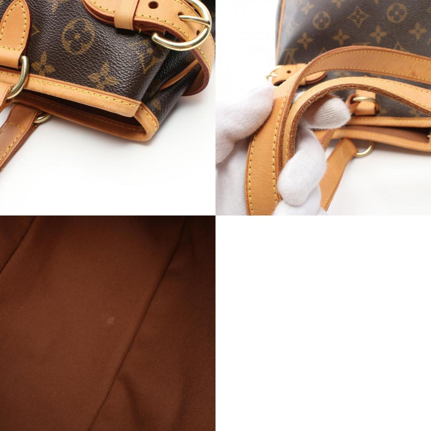 Louis Vuitton Brown Monogram Coated Canvas Shoulder Bag