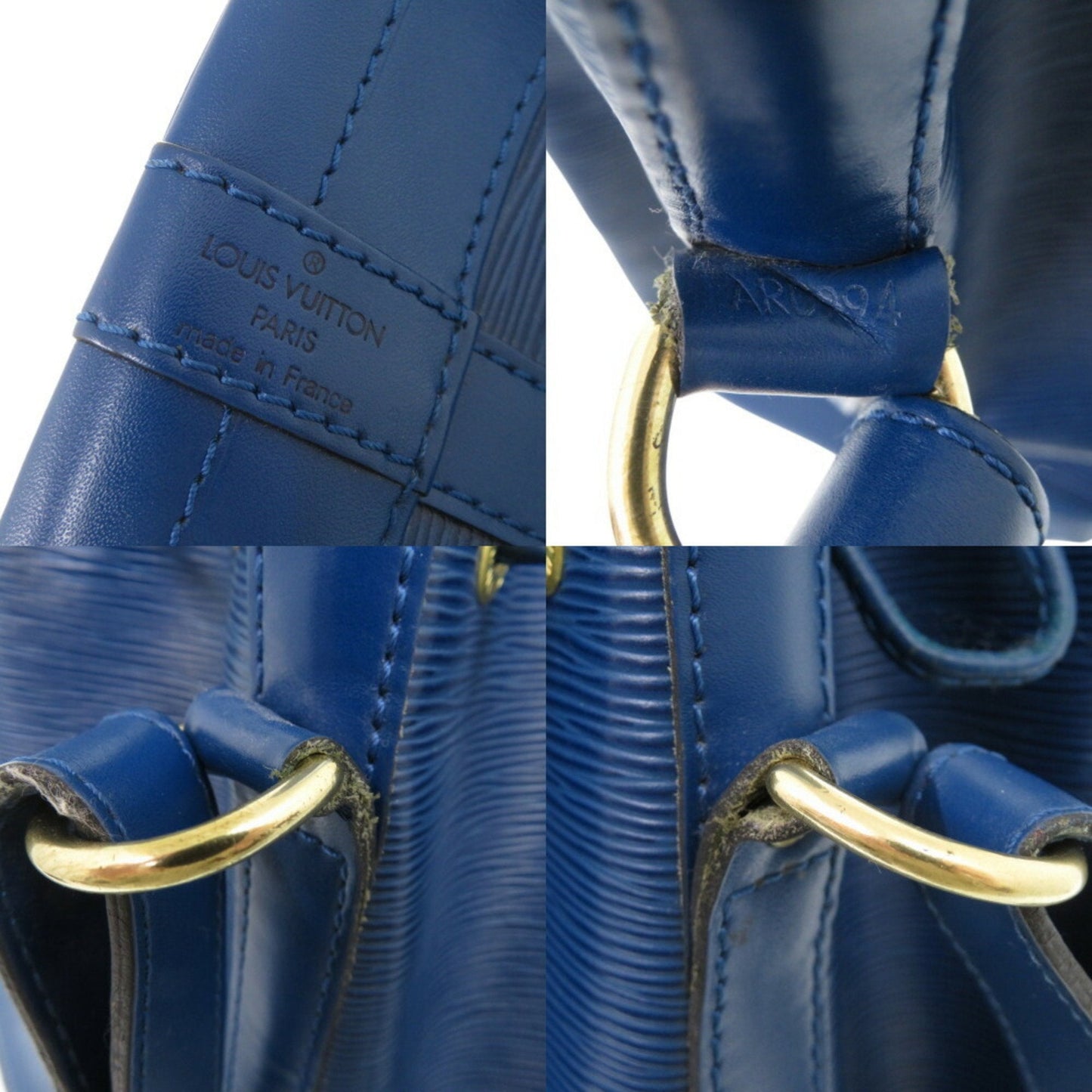 Louis Vuitton Blue Epi Leather Shoulder Bag