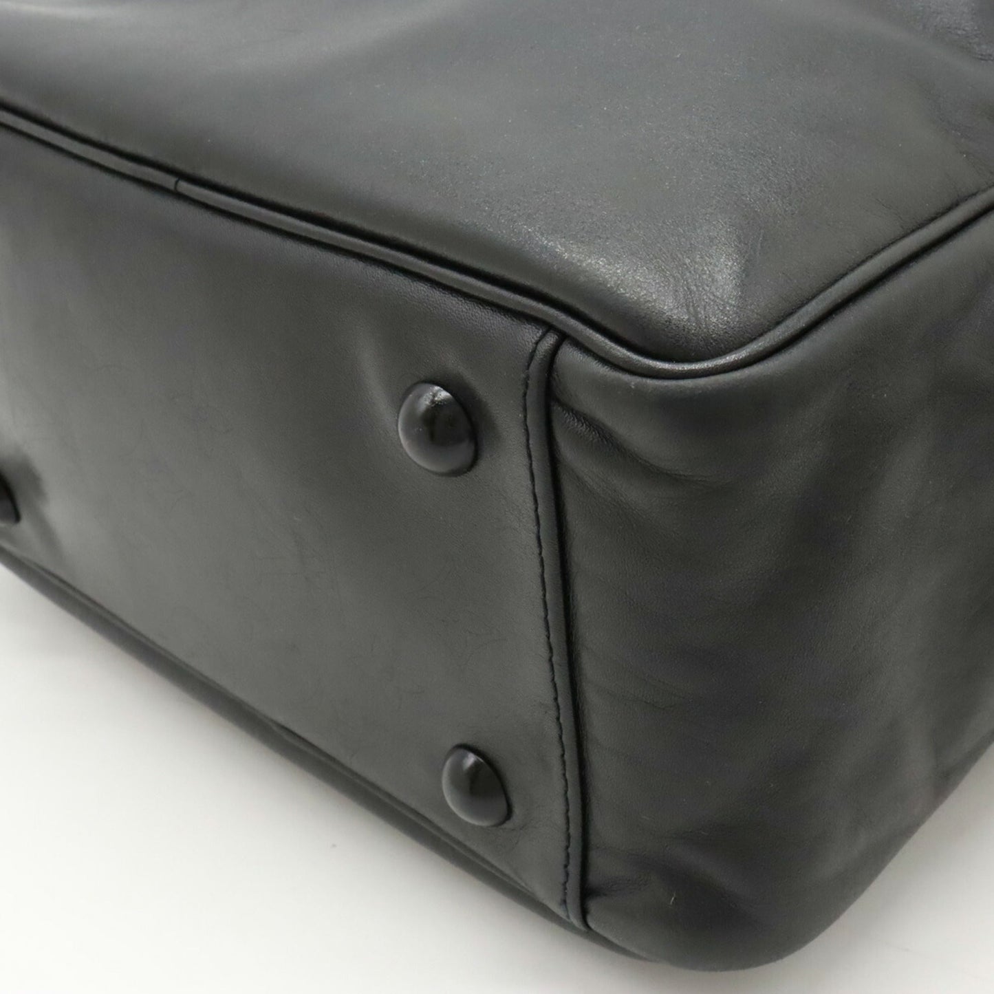 Louis Vuitton Noir Leather Shoulder Bag