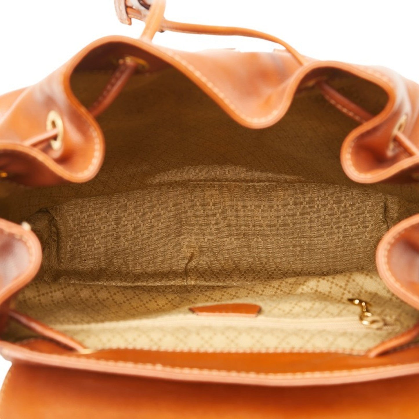Gucci Brown Leather Backpack