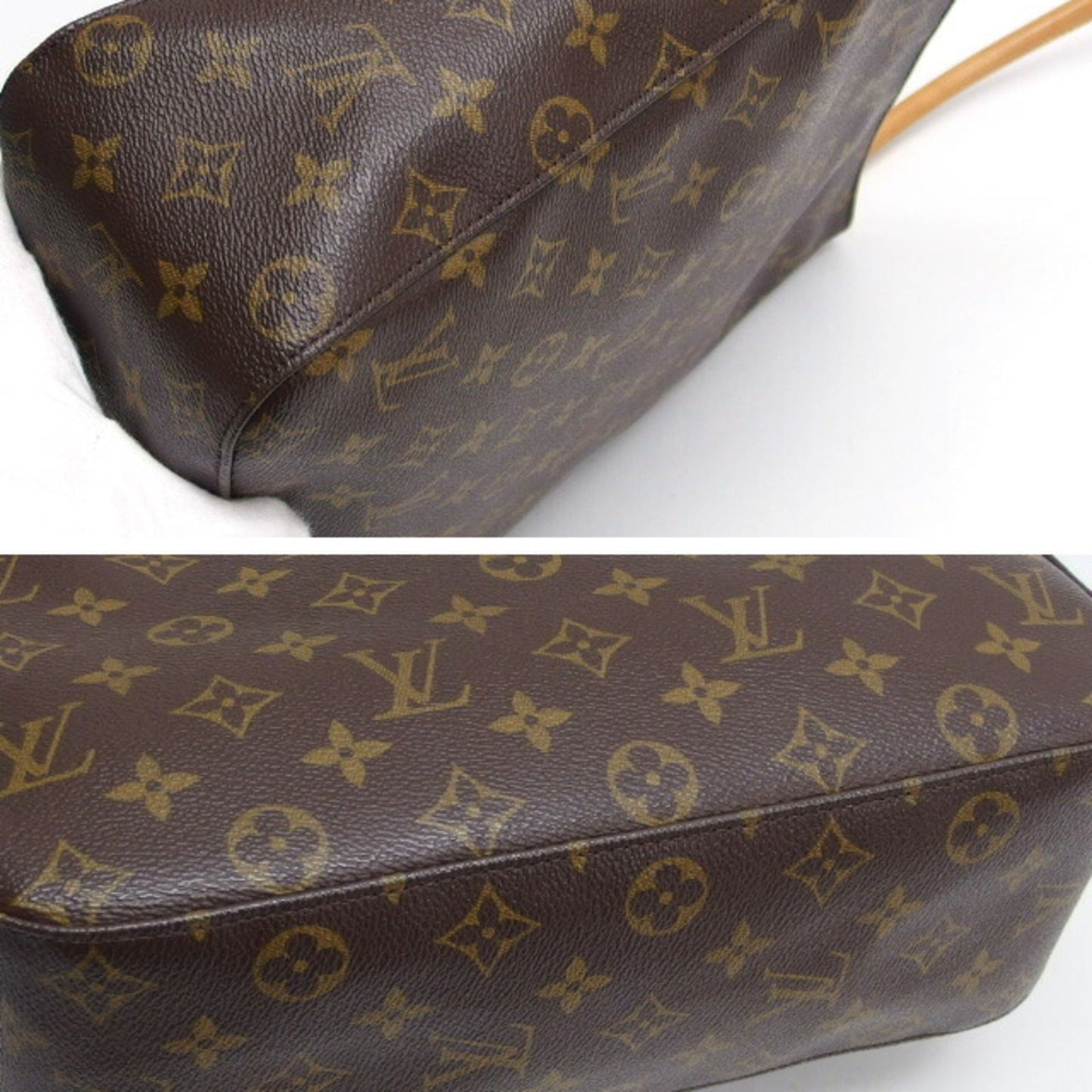 Louis Vuitton Brown Monogram Canvas Shoulder Bag