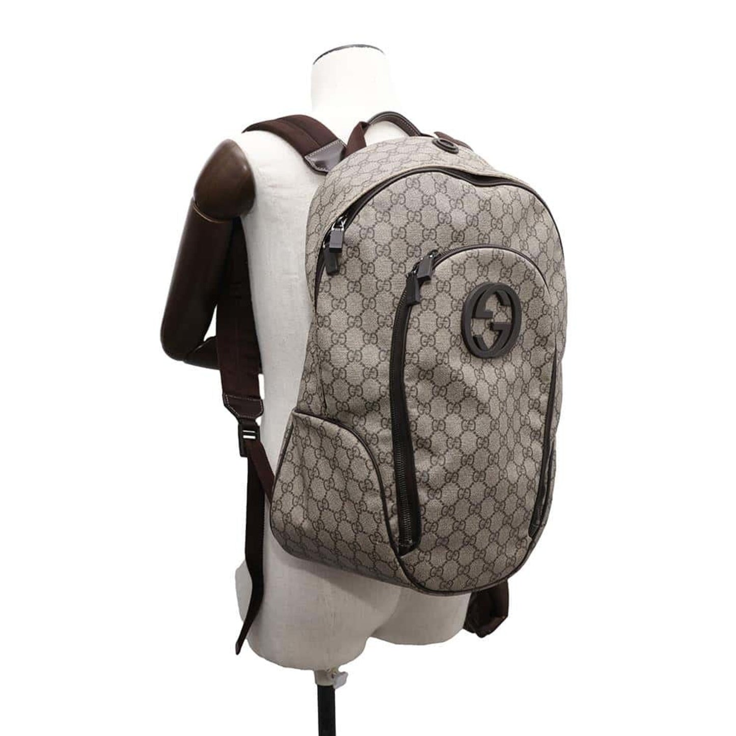 Gucci Beige Gg Supreme Backpack