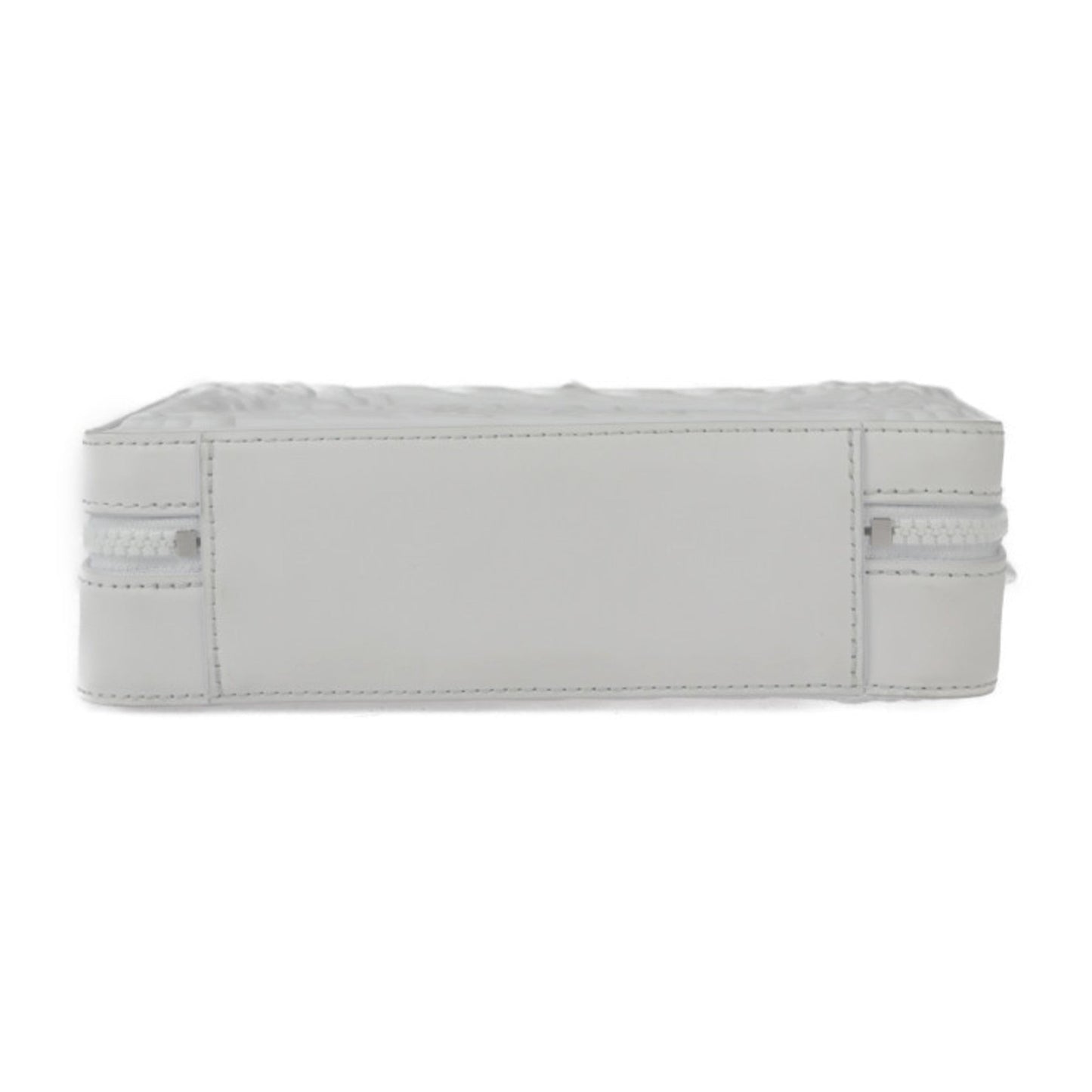 Louis Vuitton Blanc White Leather Handbag Shoulder Bag