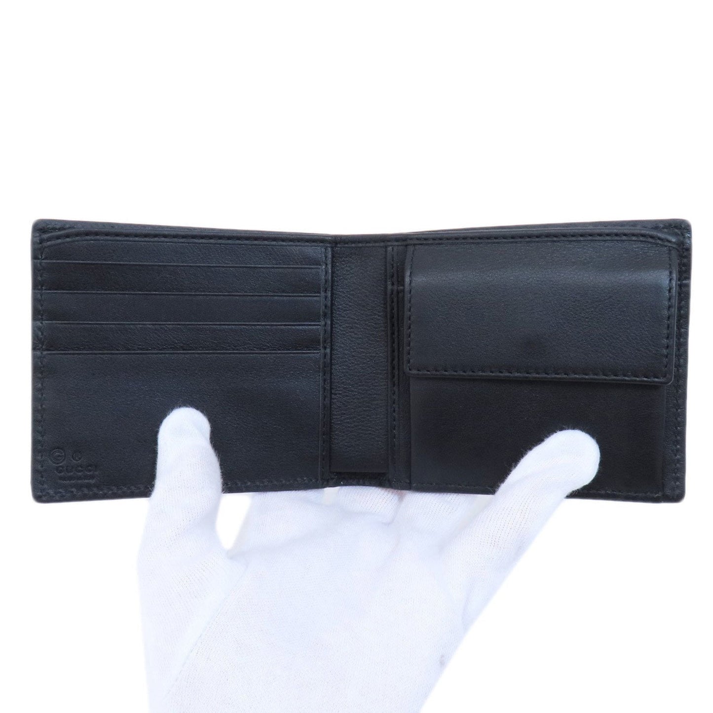 Gucci Black Leather Wallet (Bi-Fold)