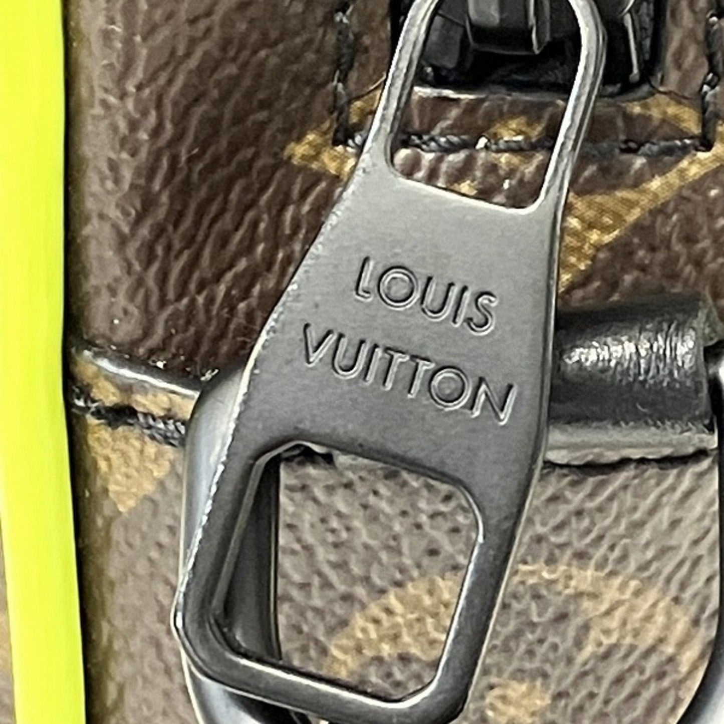 Louis Vuitton Brown Yellow Shoulder Bag