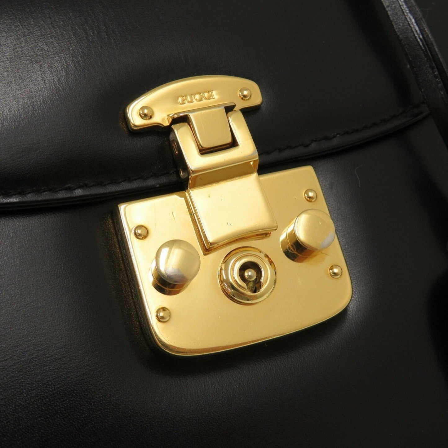 Gucci Black Leather Handbag