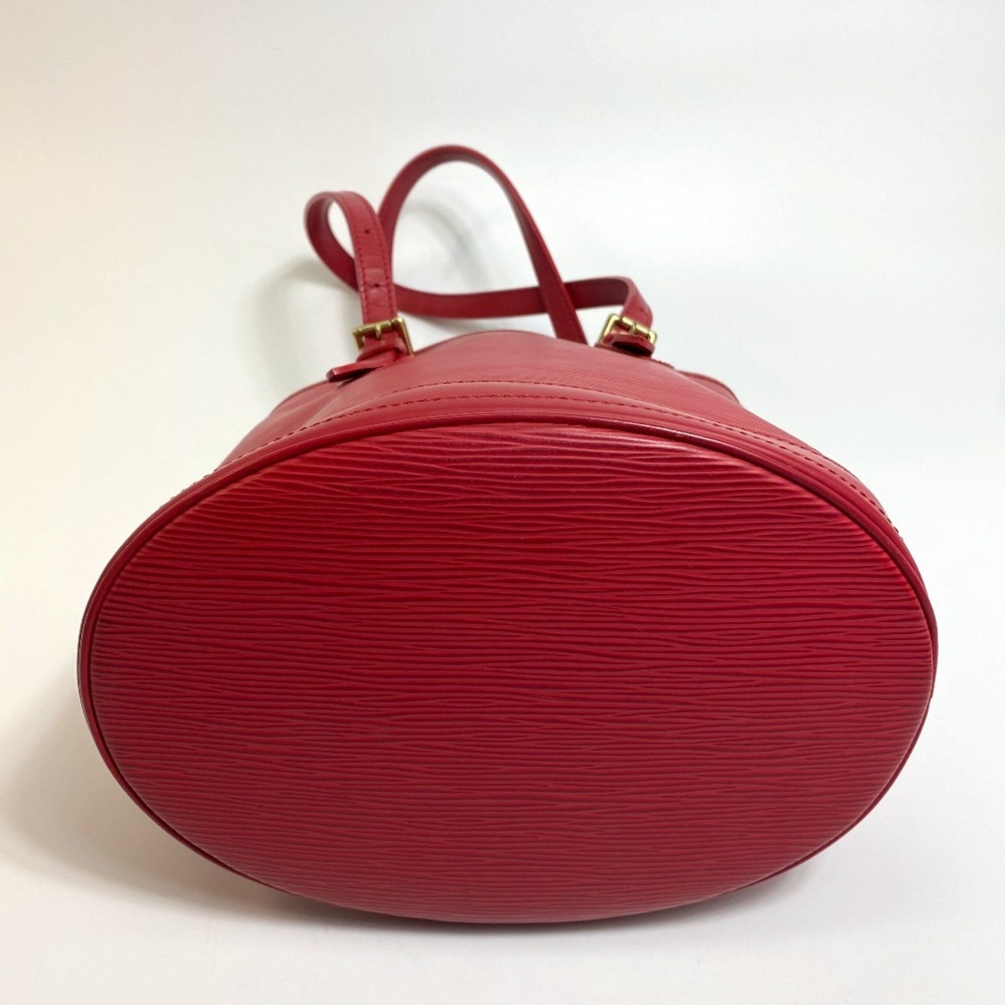 Louis Vuitton Red Leather Shoulder Bag