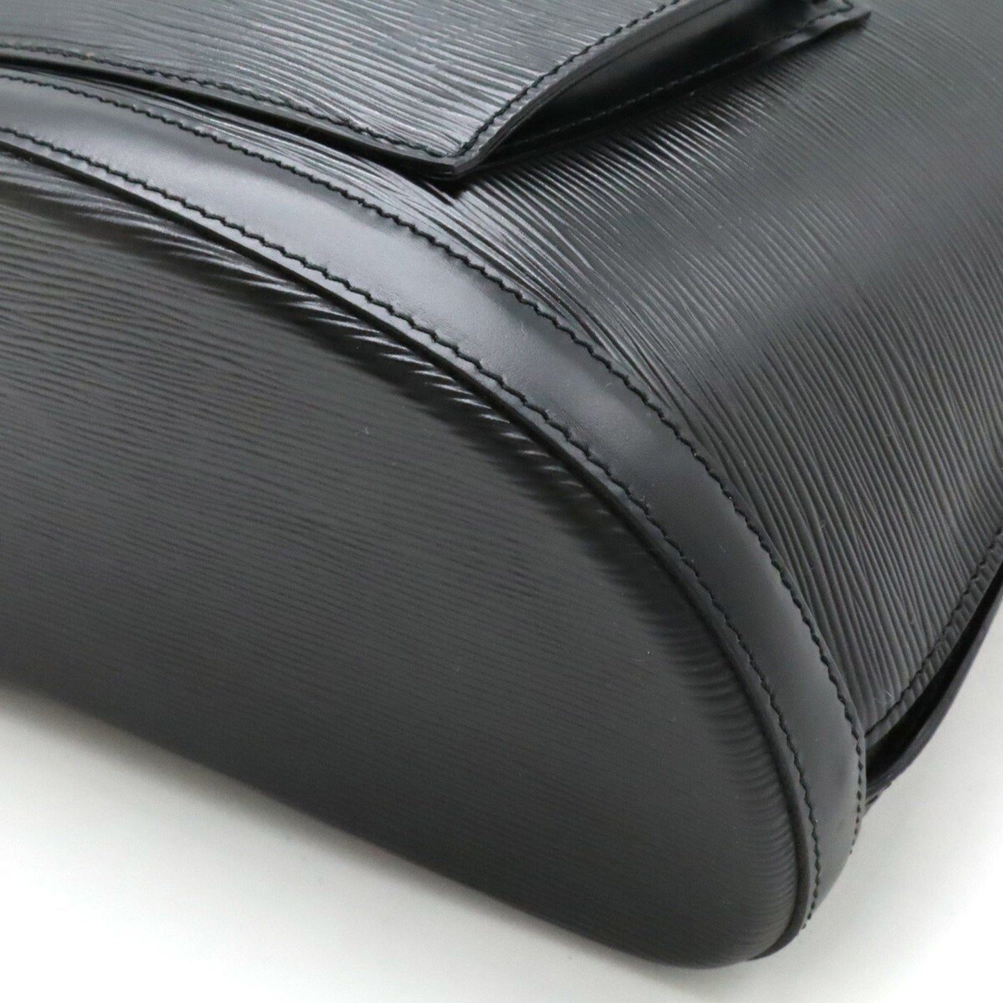 Louis Vuitton Black Noir Epi Leather Backpack Shoulder Bag