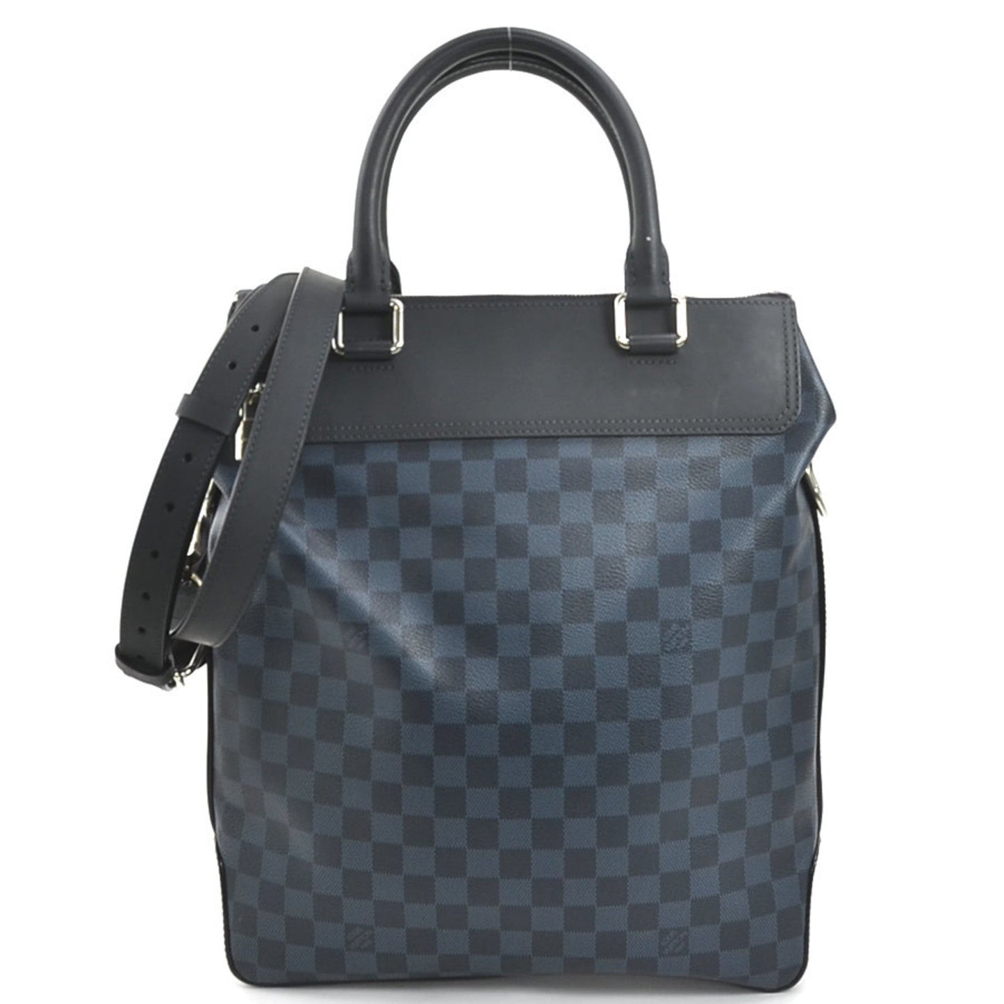 Louis Vuitton Damier Cobalt Damier Cobalt Navy Leather Handbag Shoulder Bag ()