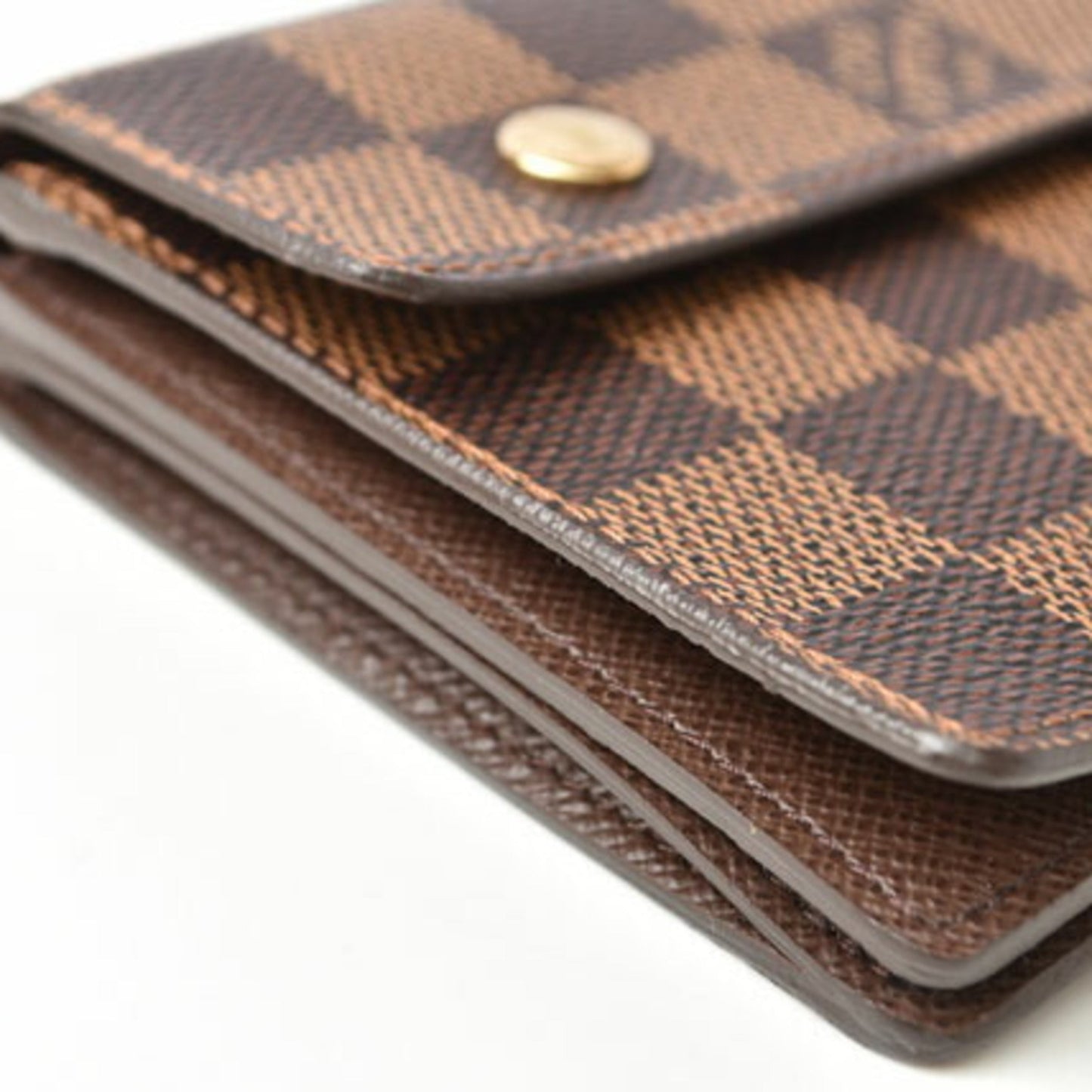 Louis Vuitton Damier Damier Canvas Damier Canvas Chain/Shoulder Wallet