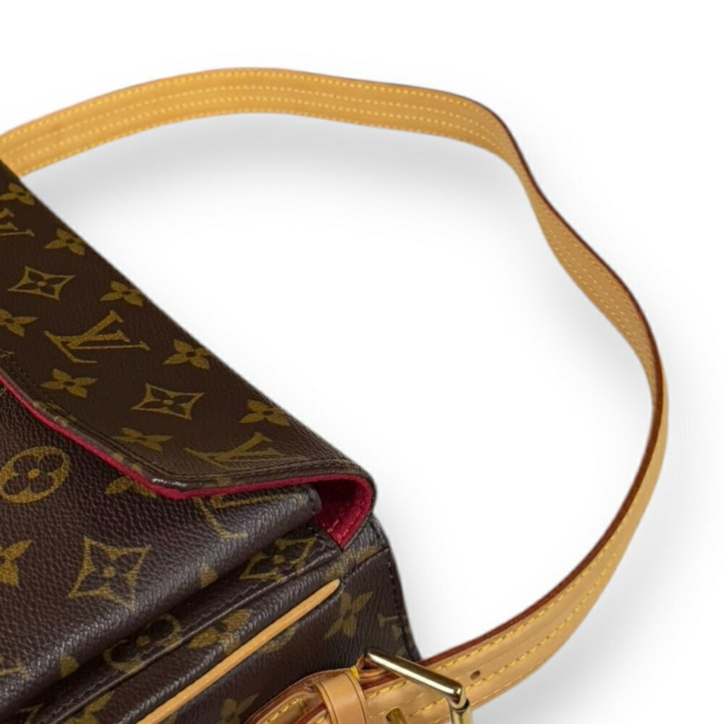 Louis Vuitton Brown Monogram Canvas Shoulder Bag