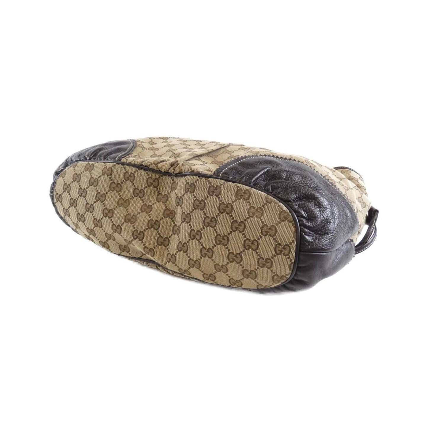 Gucci Beige Brown Gg Canvas Tote Bag
