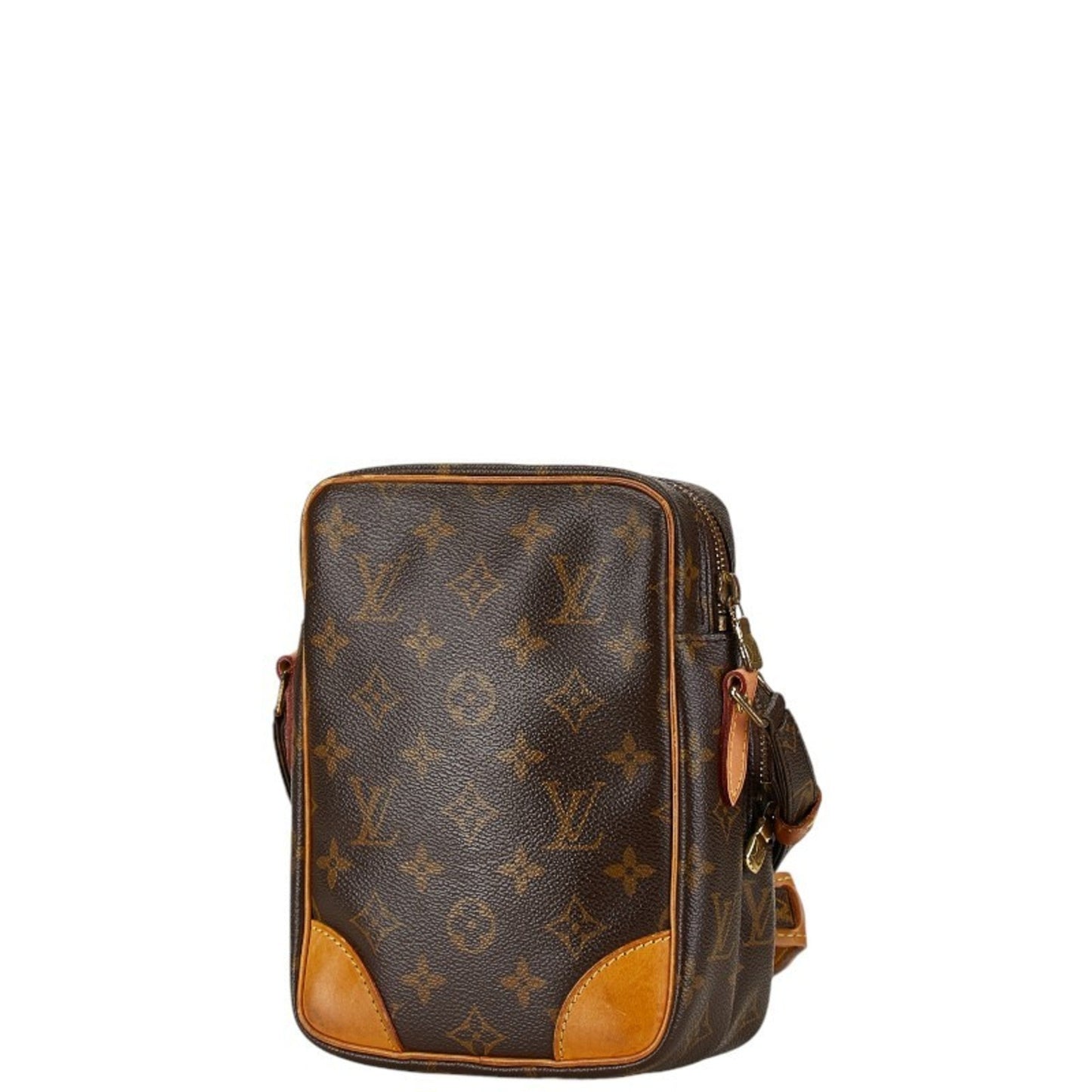 Louis Vuitton Brown Pvc Leather Shoulder Bag