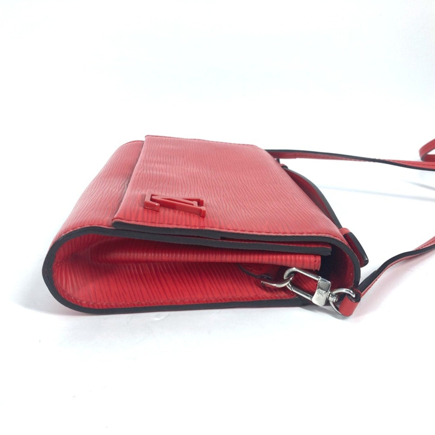 Louis Vuitton Red Leather Shoulder Bag