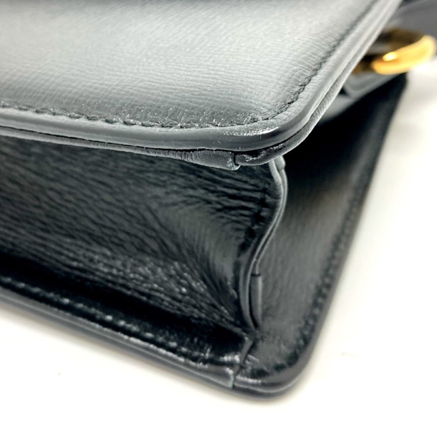 Gucci Black Leather Shoulder Bag