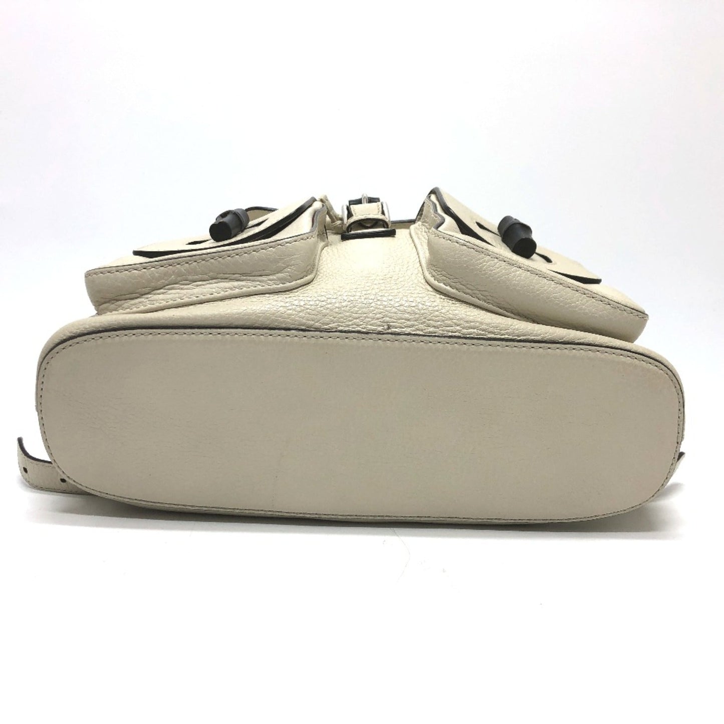 Gucci White Leather Backpack