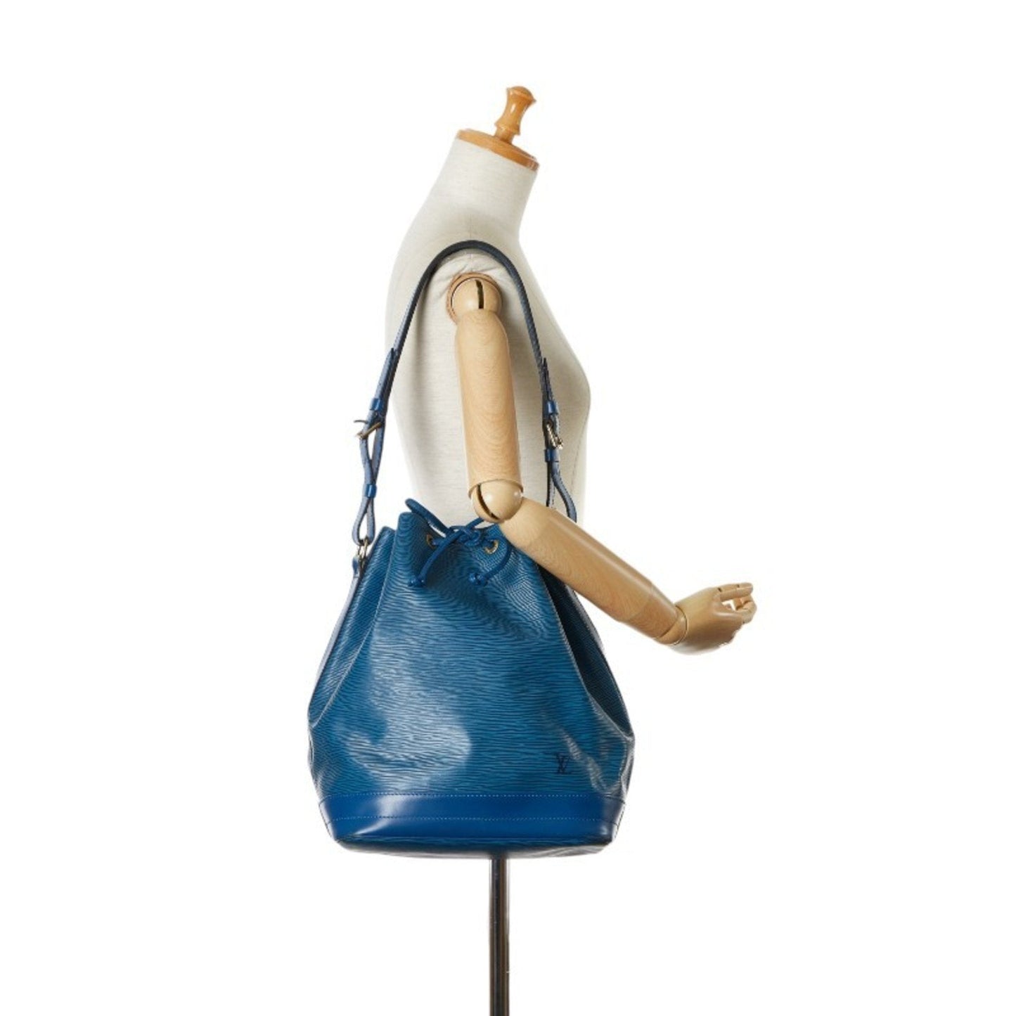 Louis Vuitton Epi Toledo Blue Leather Shoulder Bag