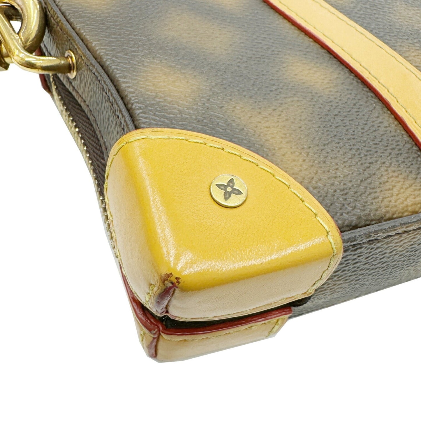 Louis Vuitton Brown Pvc Leather Shoulder Bag