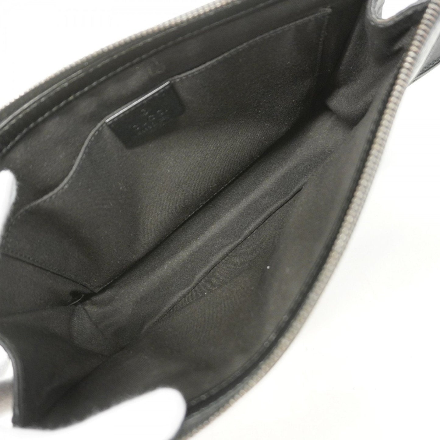 Gucci Black Leather Clutch Bag