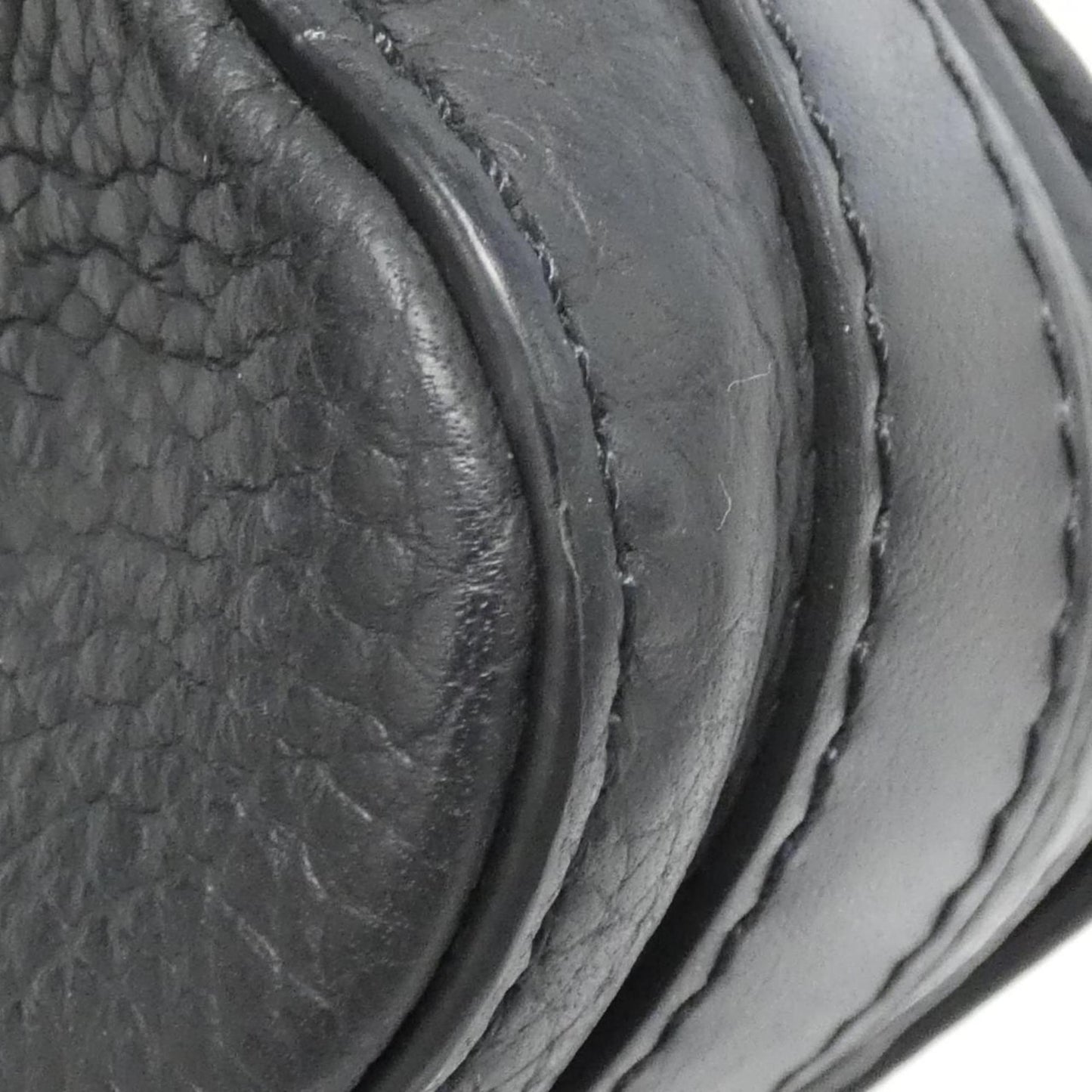 Louis Vuitton Black Leather Shoulder Bag