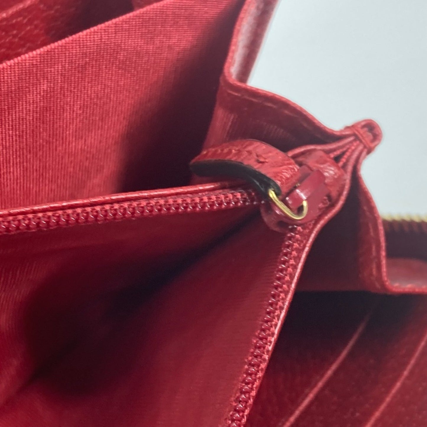 Gucci Red Other Long Wallet (Bi-Fold)
