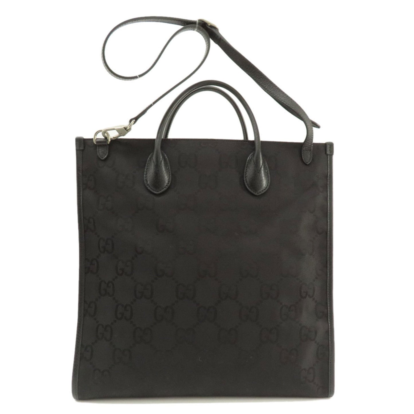 Gucci Black Canvas Tote Bag