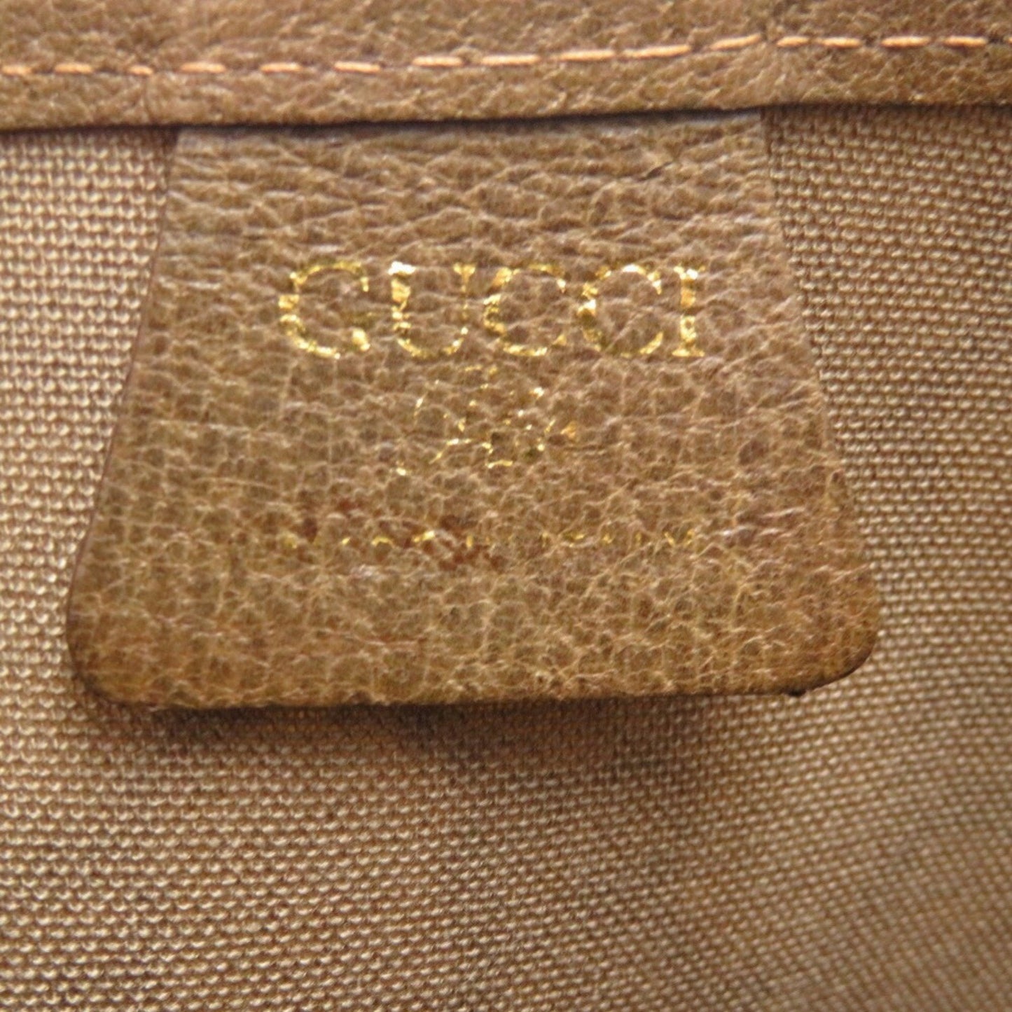 Gucci Beige Pvc Canvas Tote Bag