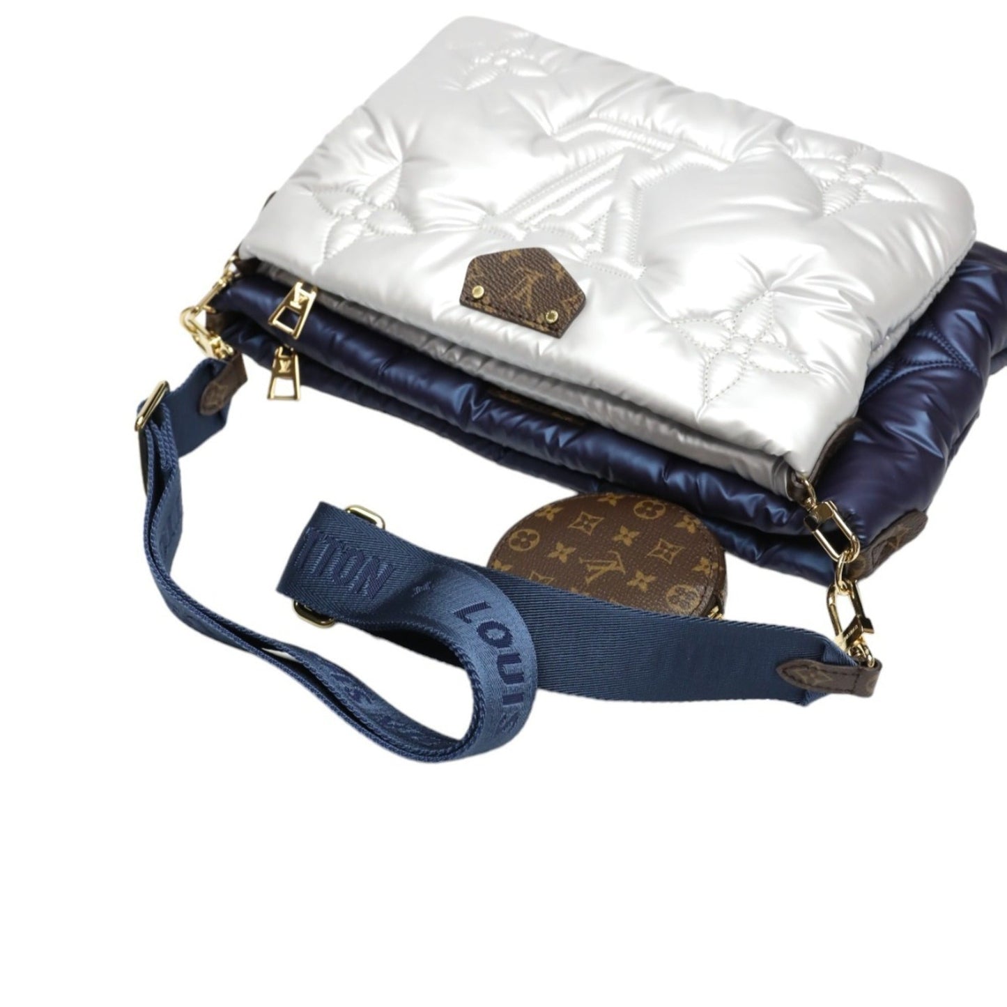 Louis Vuitton Navy Pouch Shoulder Bag