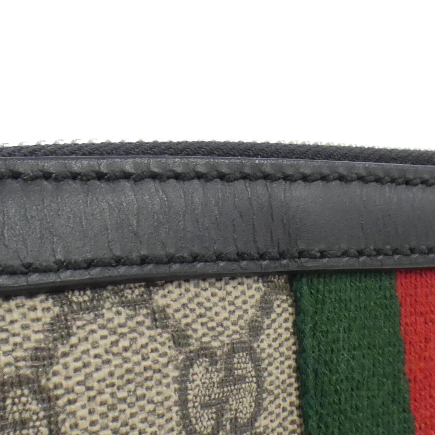 Gucci Beige Black Gg Supreme Shoulder Bag
