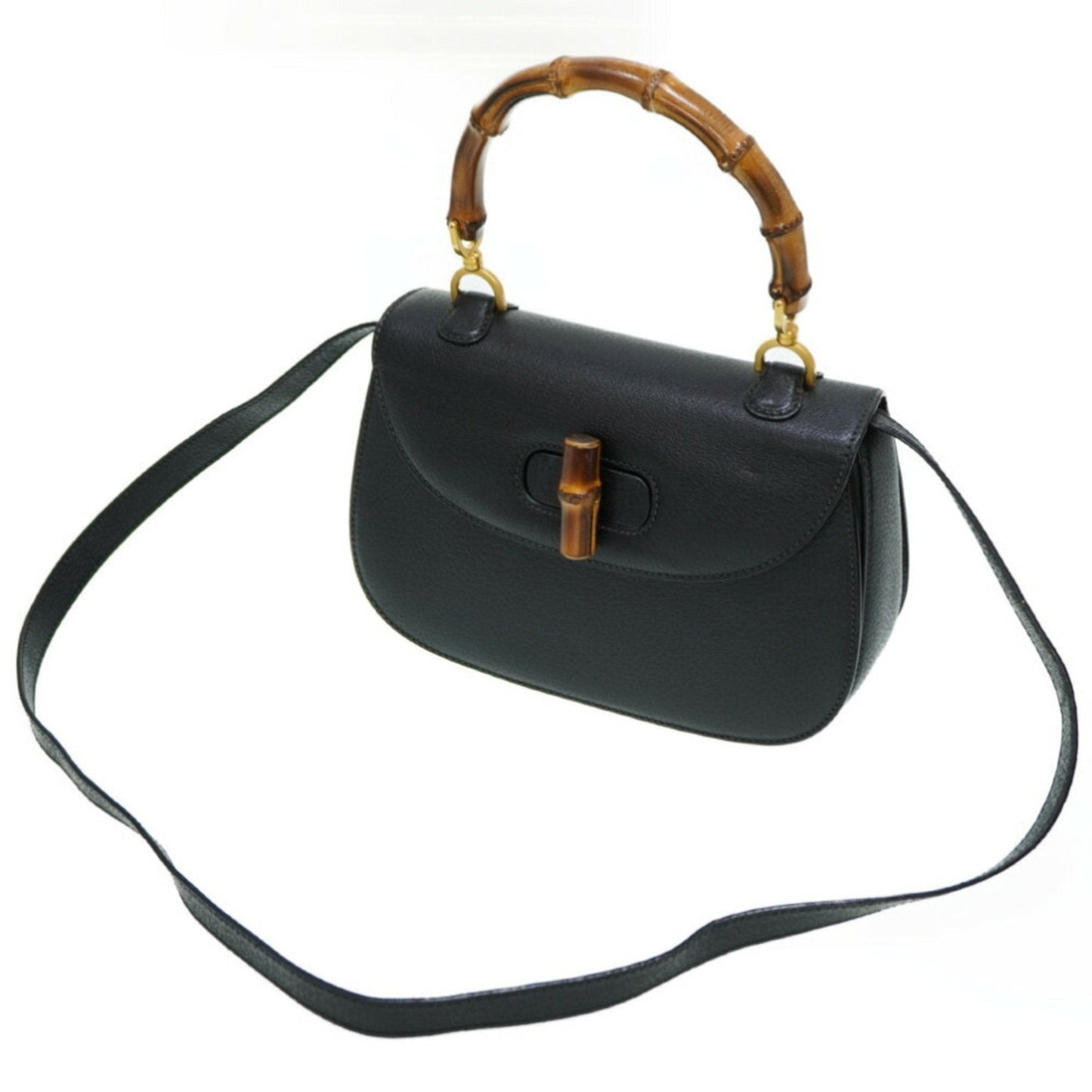 Gucci Black Leather Handbag