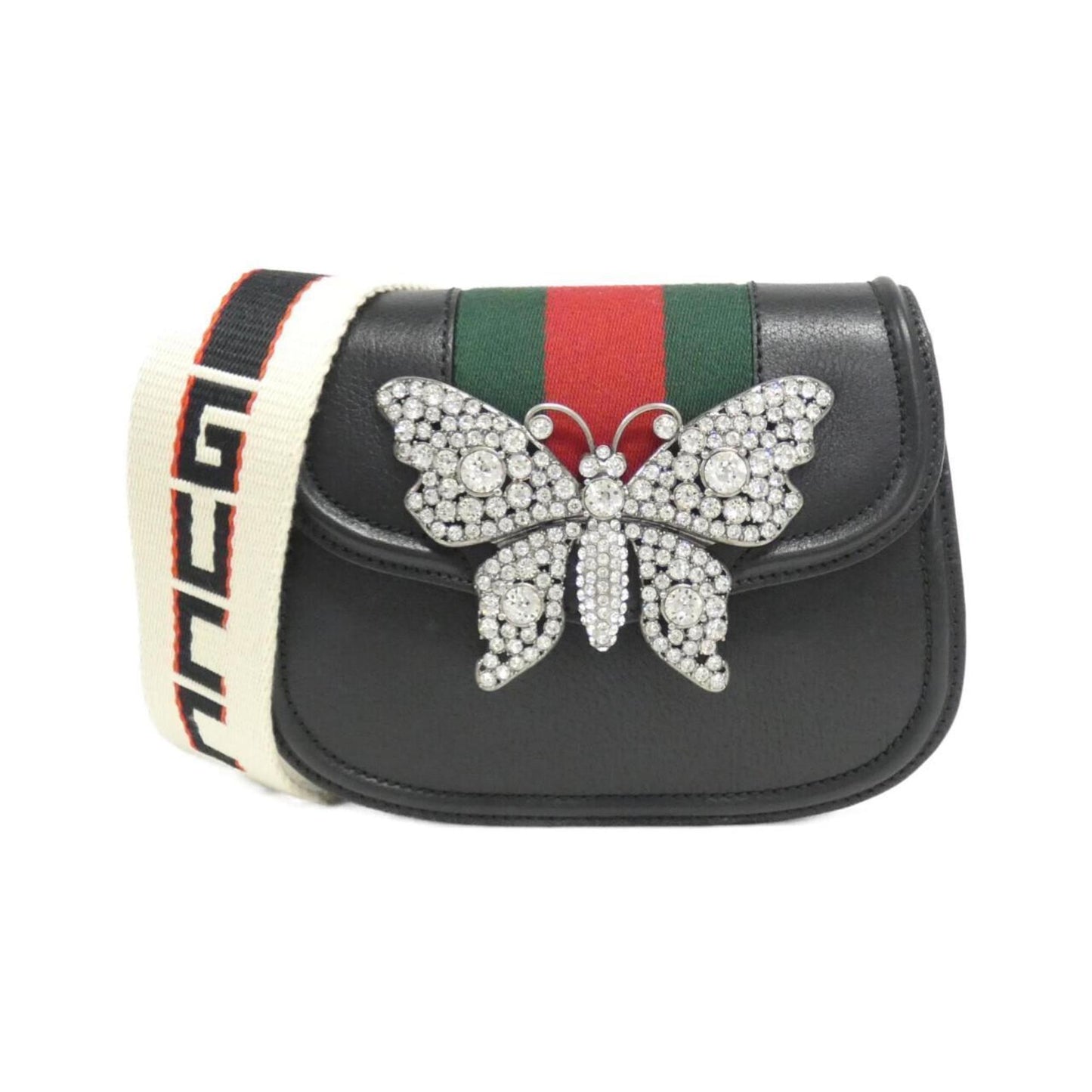 Gucci Black Leather Shoulder Bag