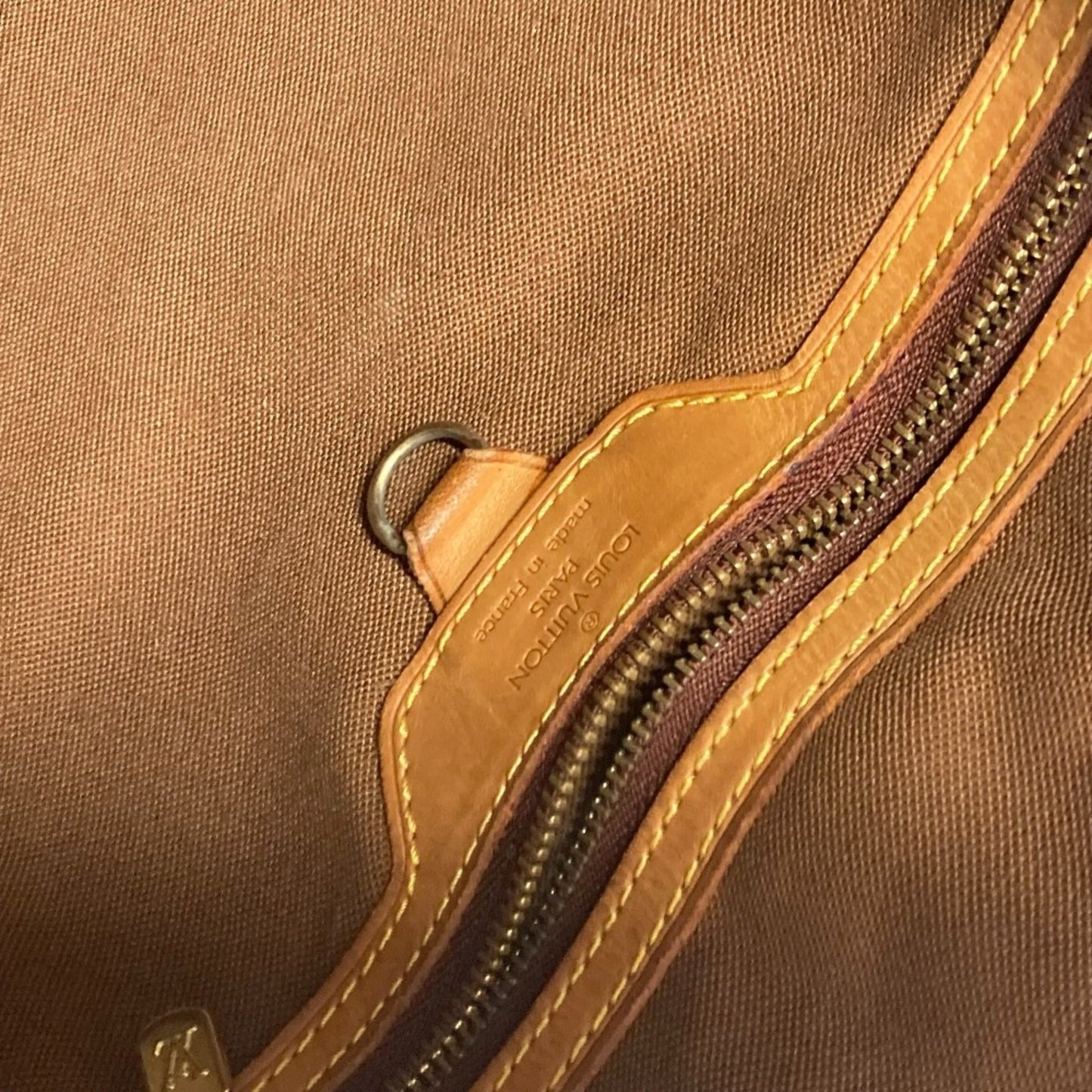 Louis Vuitton Brown Pvc Leather Shoulder Bag