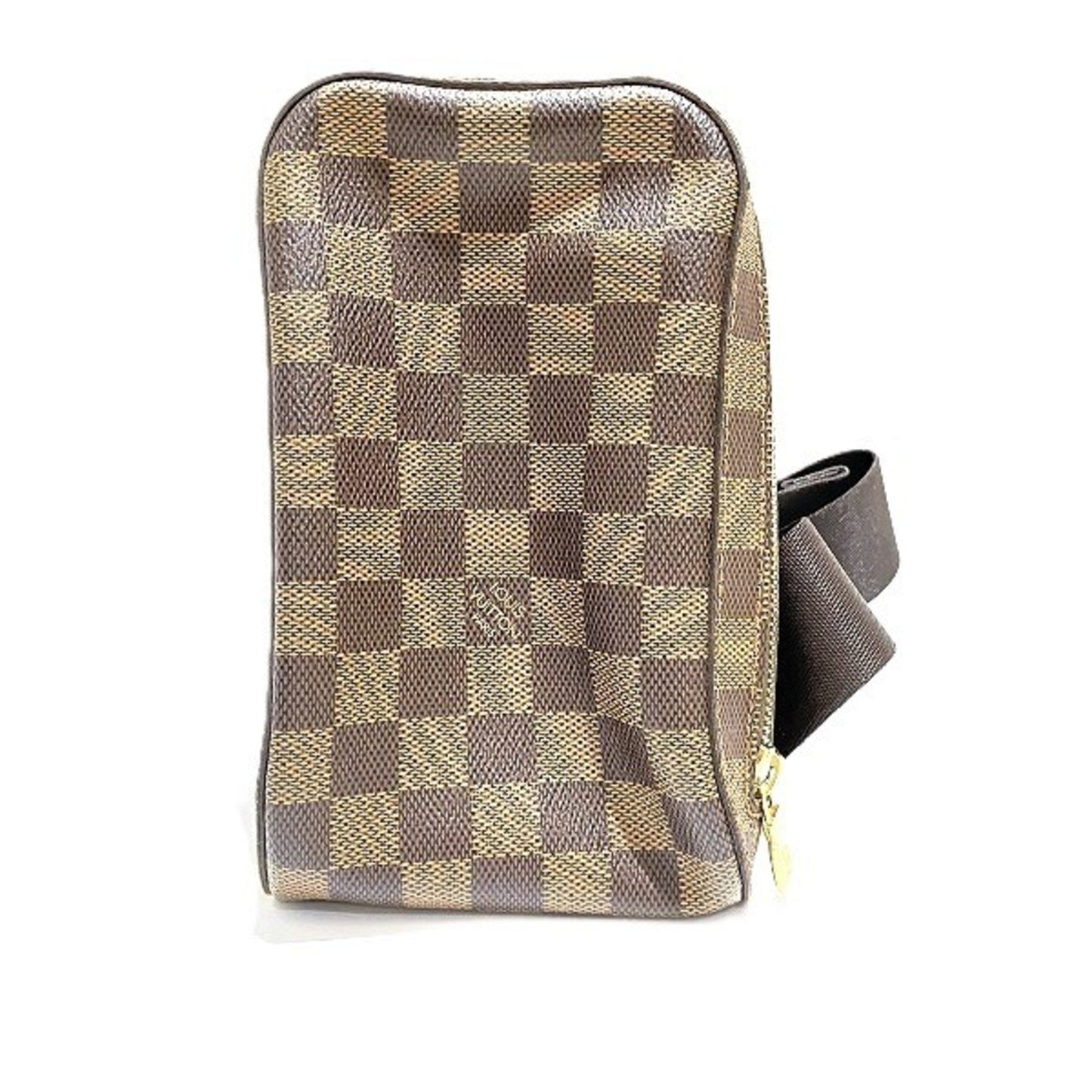 Louis Vuitton Damier Brown Damier Canvas Leather Shoulder Bag ()