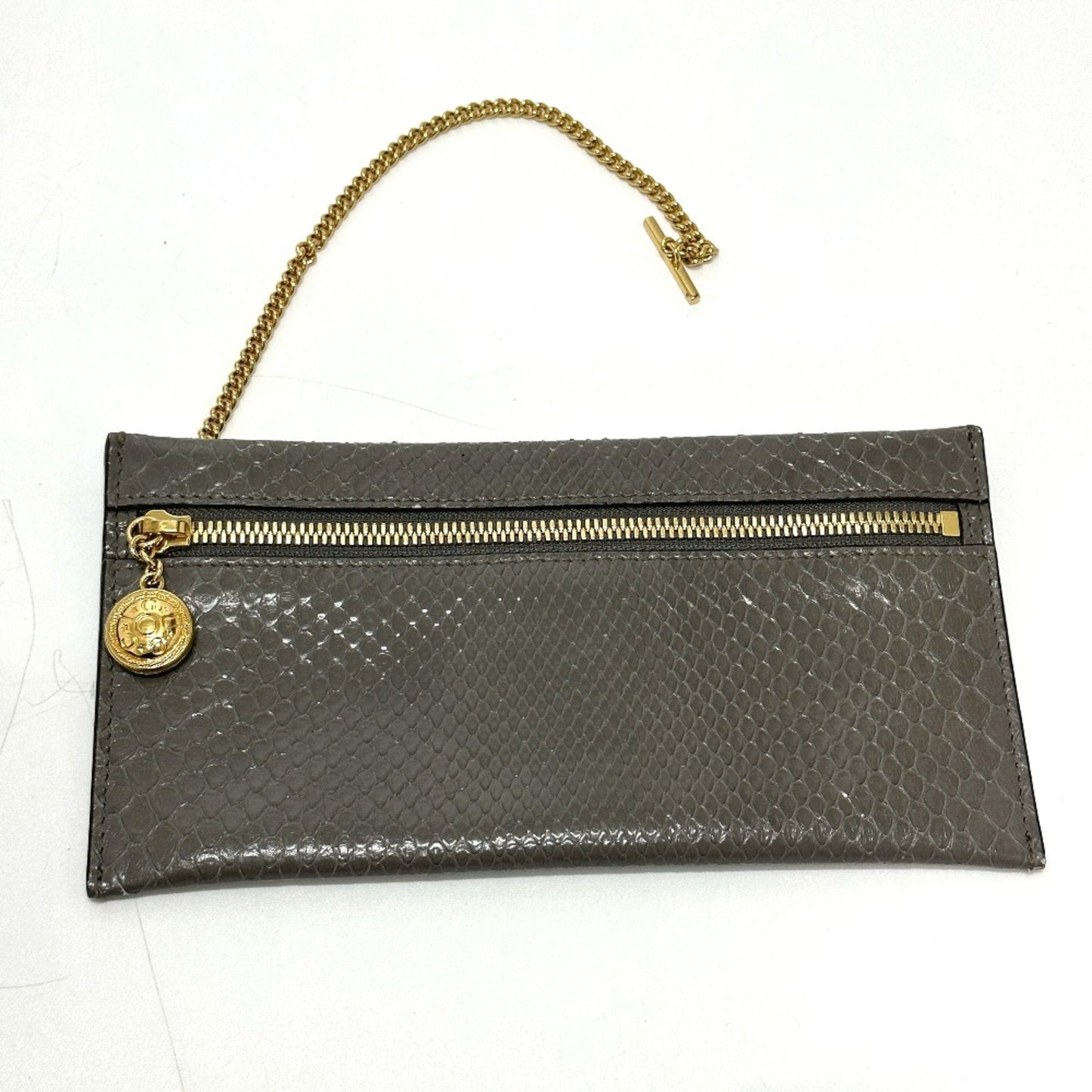 Gucci Gray Leather Tote Bag